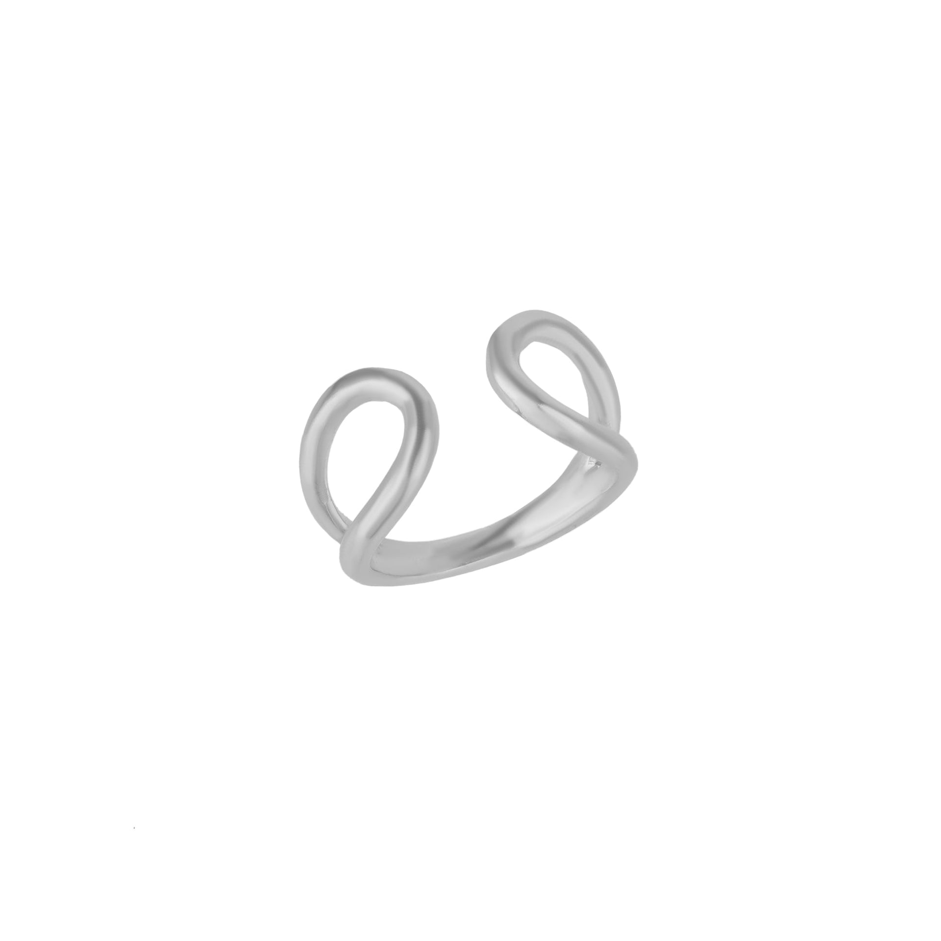 Horseshoe Silver Wrap Ring