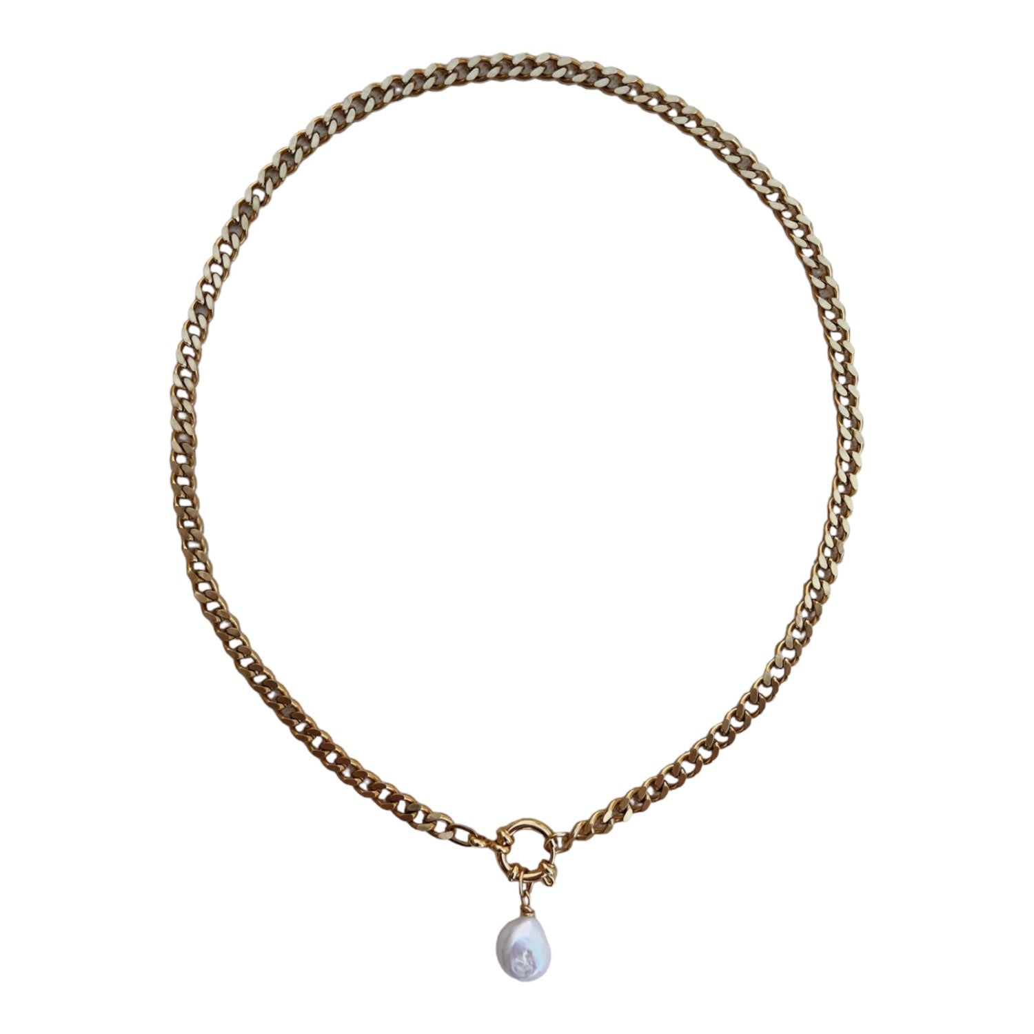 Crissy Pearl Pendant Necklace