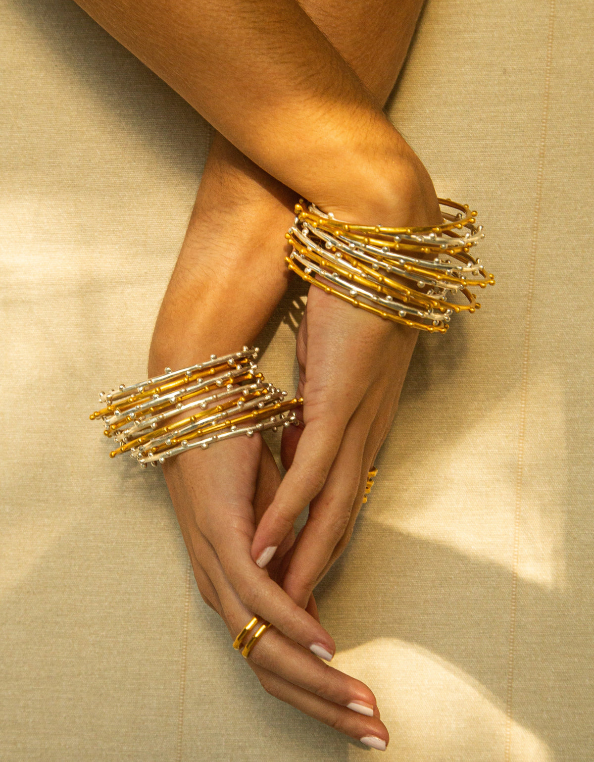 Amazonia Organica Silver Bangle