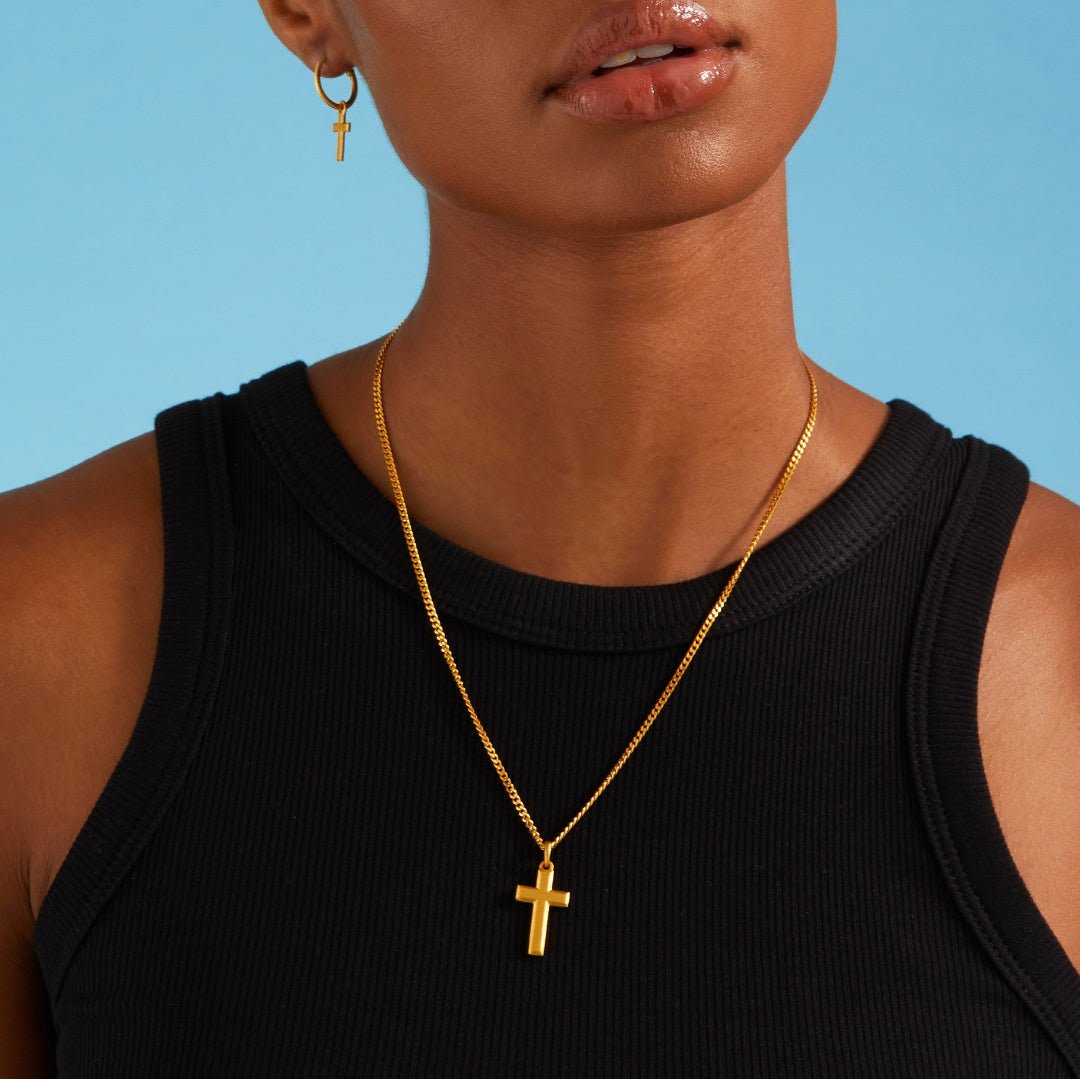 Gold Cross Pendant