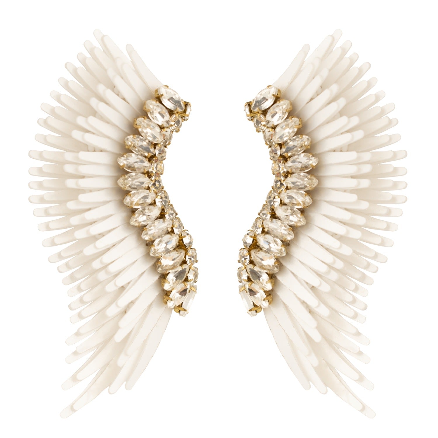 Crystal Clustered Midi Madelines White