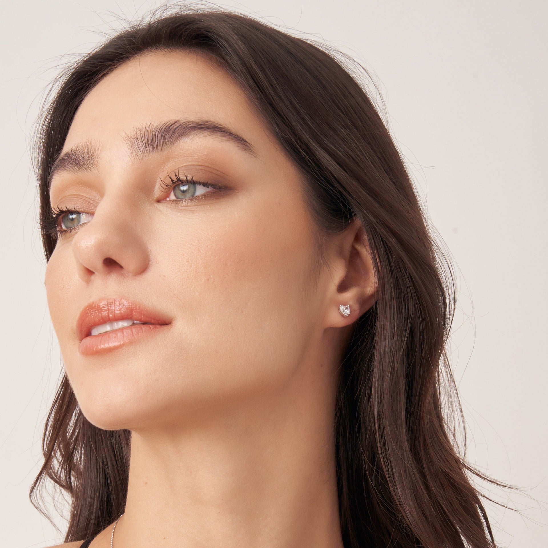 Crystal Heart Earrings