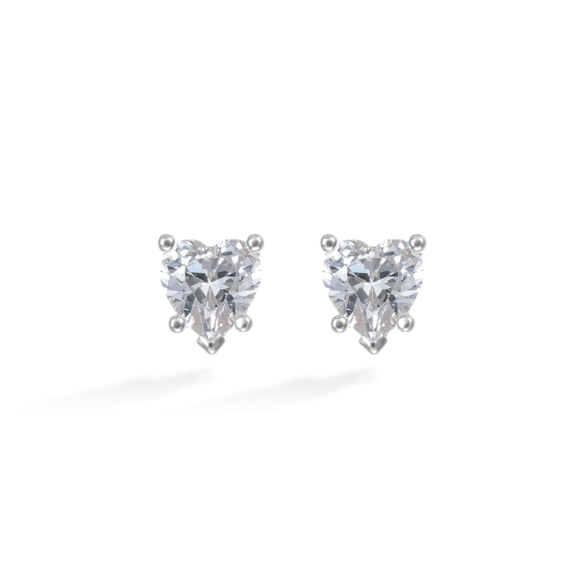 Crystal Heart Earrings