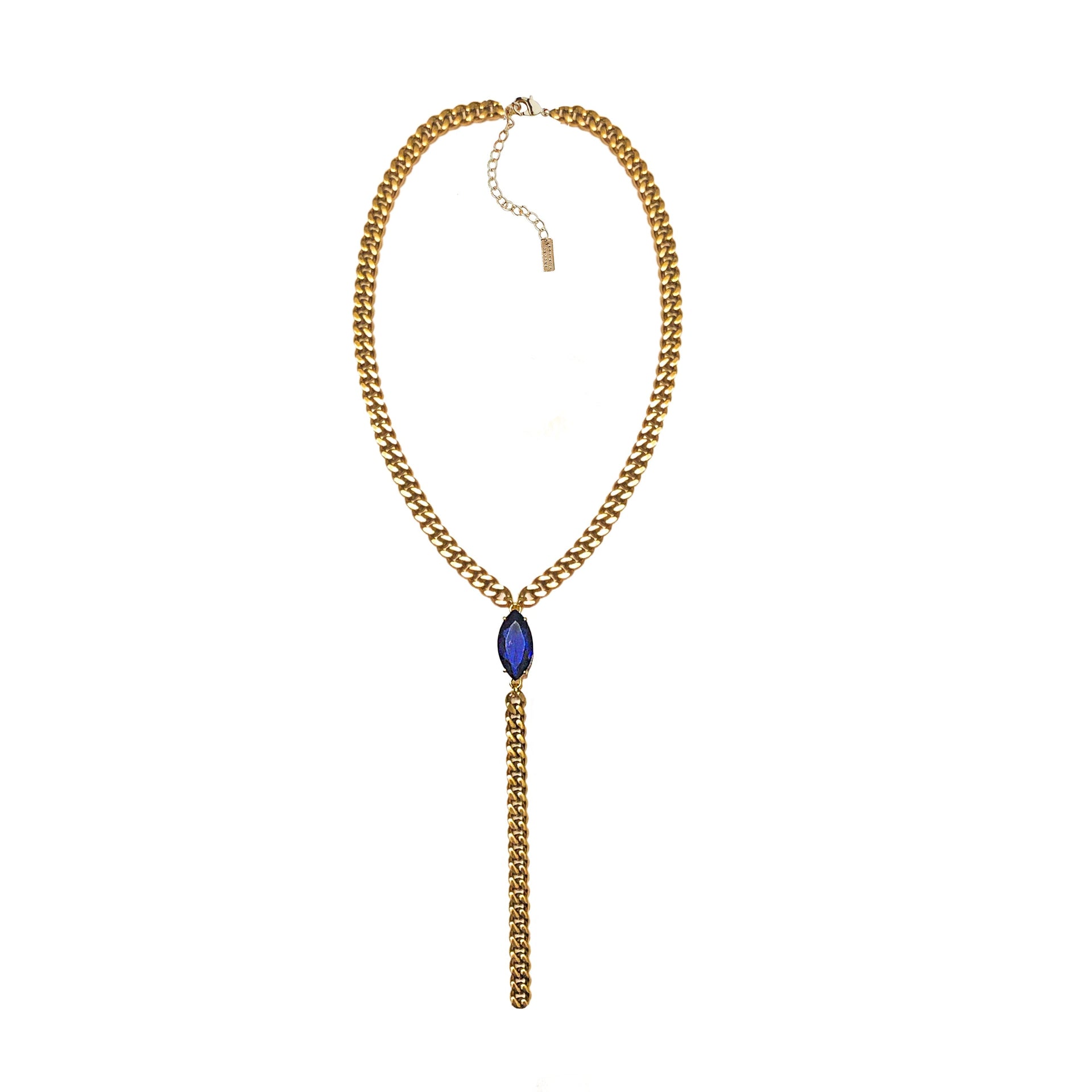 Marquise Lariat - Blue