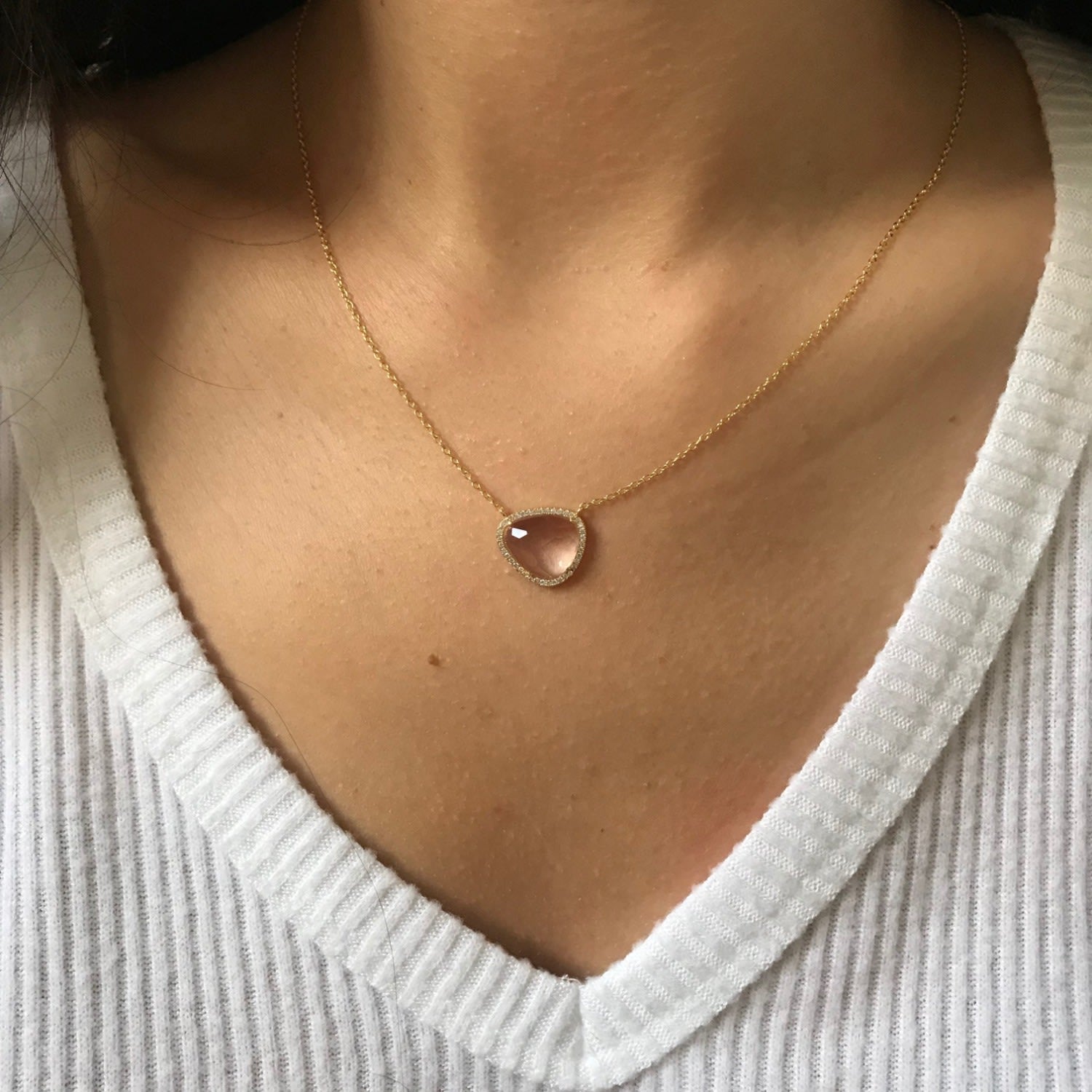 Marina Morganite In Gold