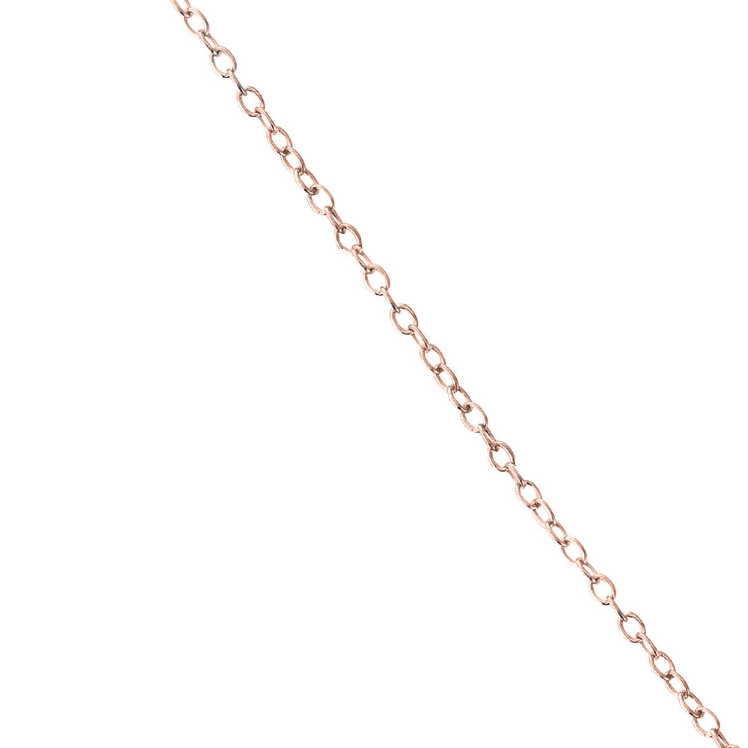 Rose Gold Plated Pear Shaped Cubic Zirconia Pendant