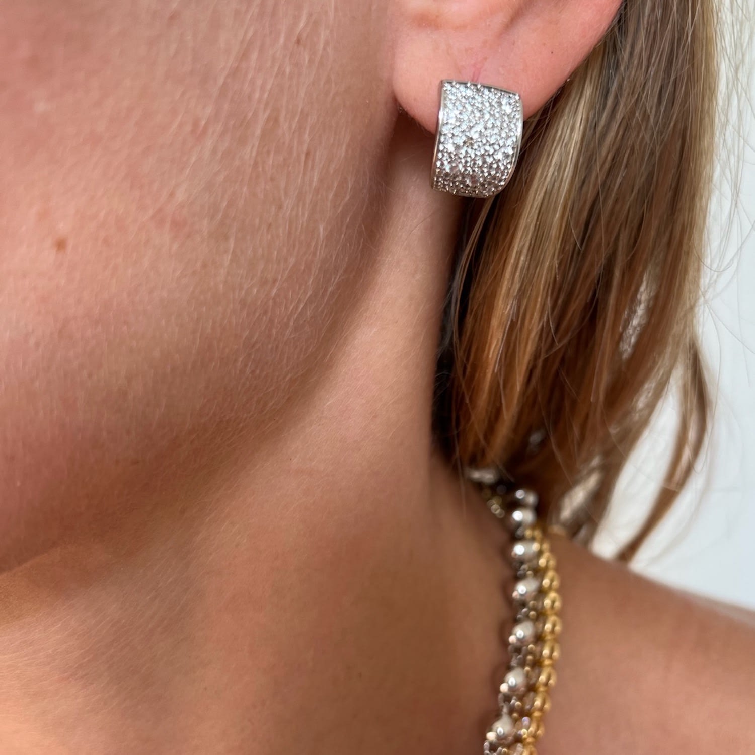 Cuff Huggies- Sterling Silver