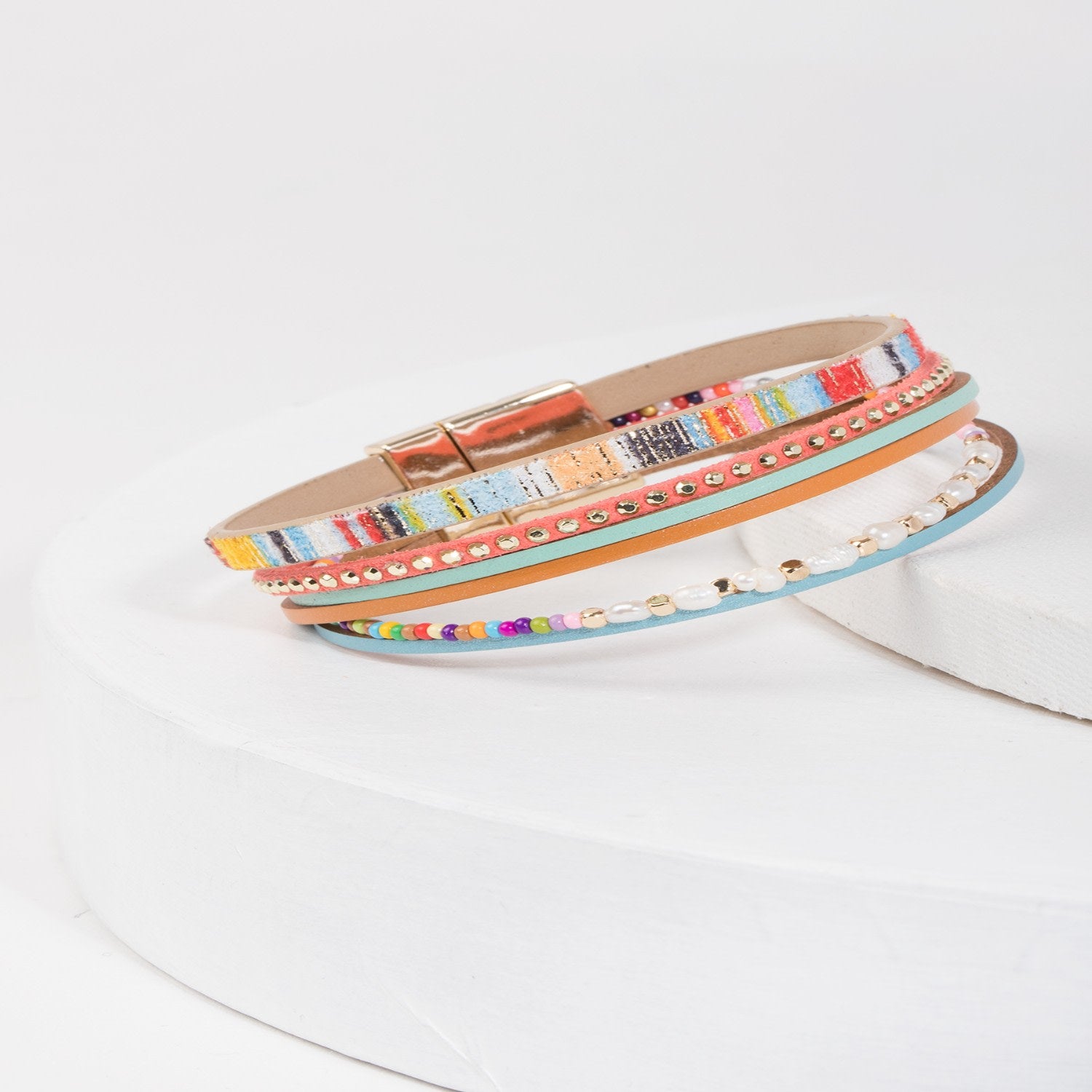 Curacao Beaded Multicolor Bracelet