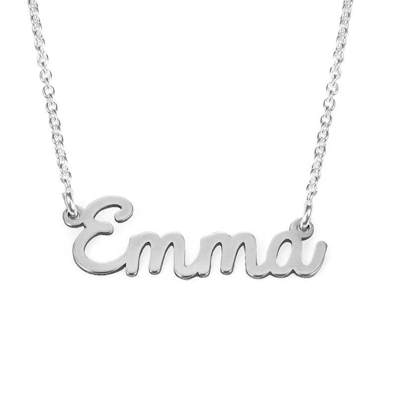 Cursive Name Necklace in Silver