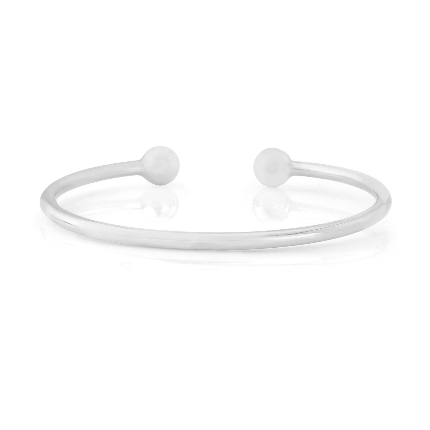 Curzon Sterling Silver Torque Bangle