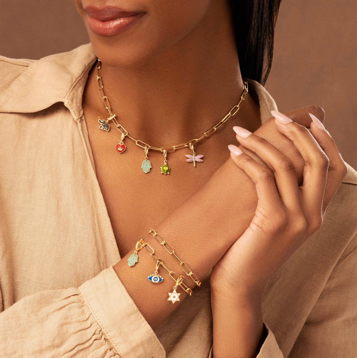 Blissful Connection Gold Bracelet