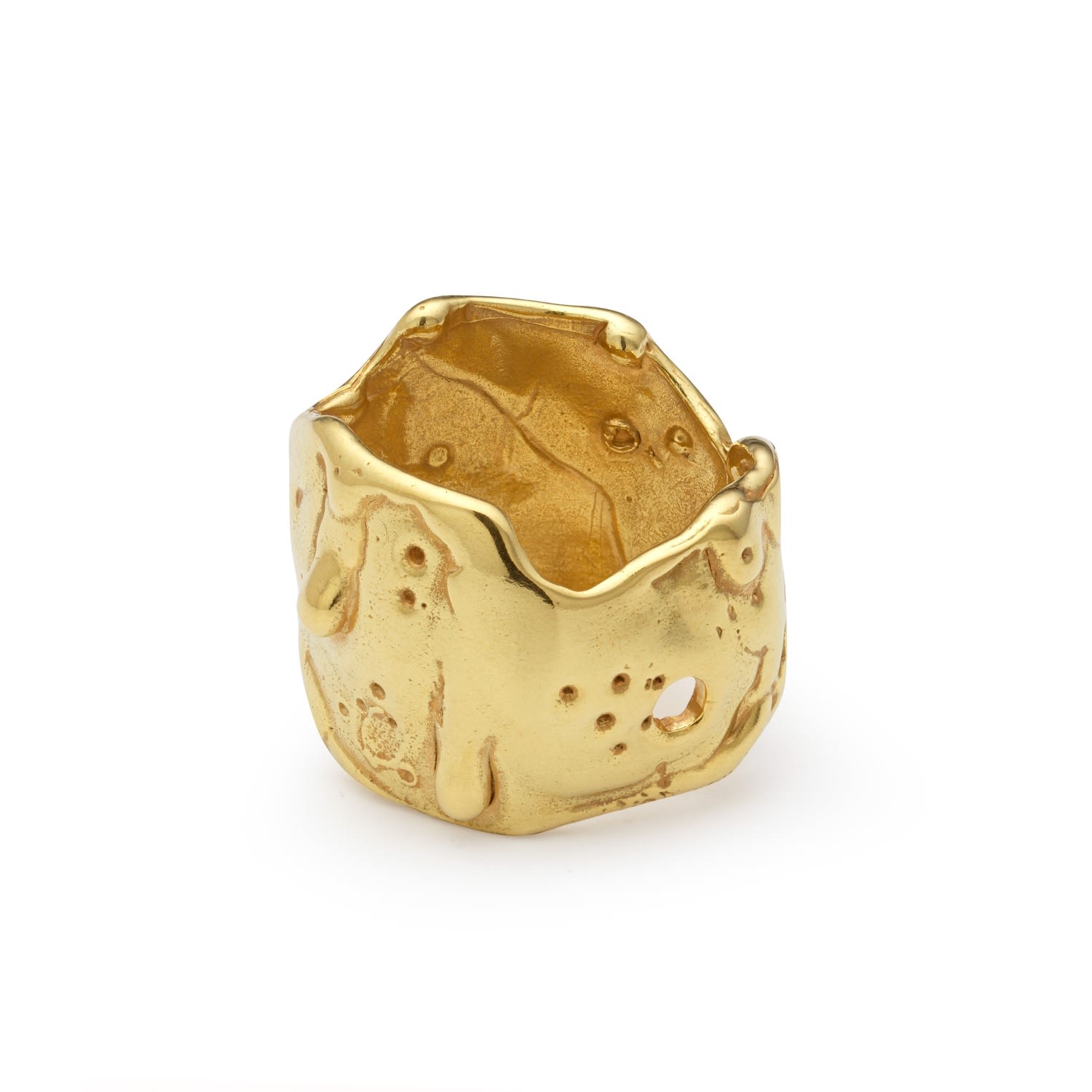 Talisman Moon Ring Gold