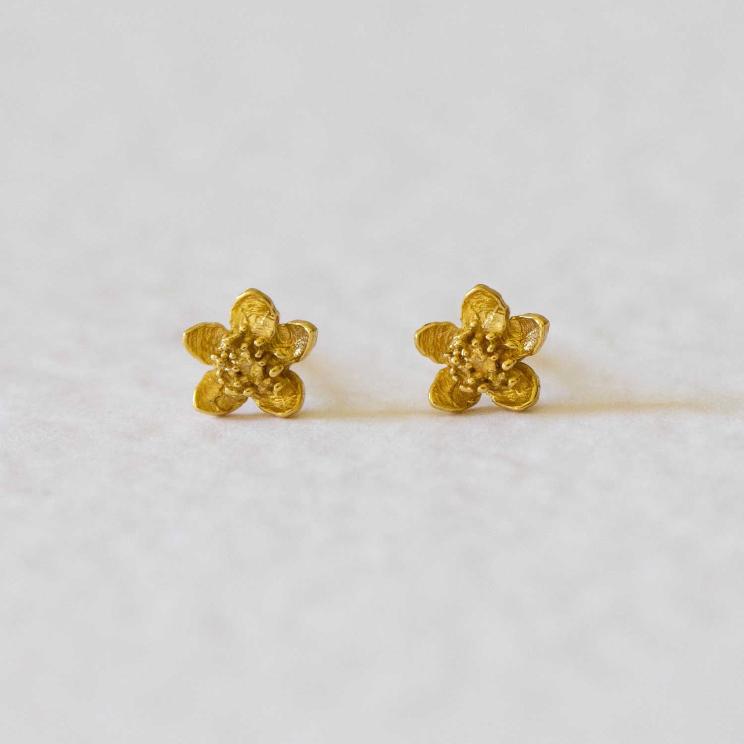 Cherry Blossom Earrings – Gold
