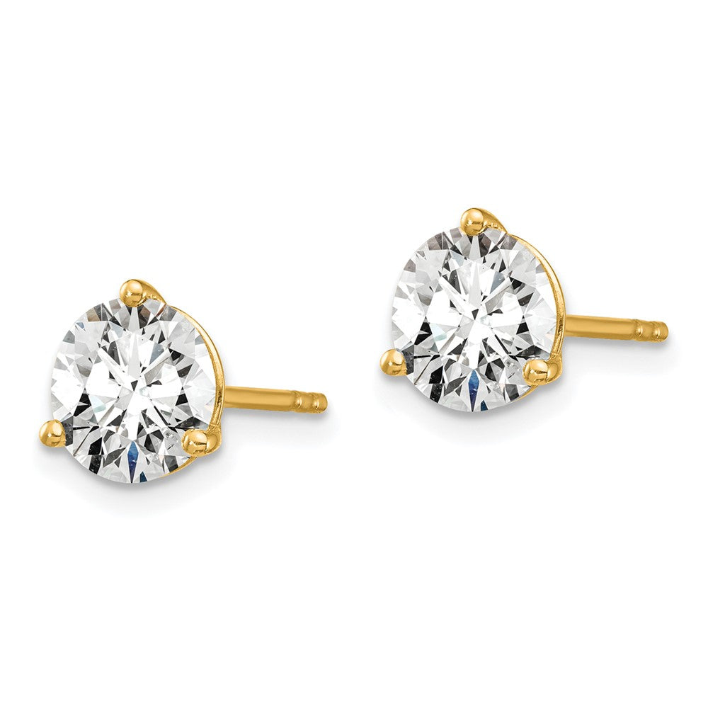 14k Yellow Gold 5 CTW Lab Grown Diamond Stud Earrings