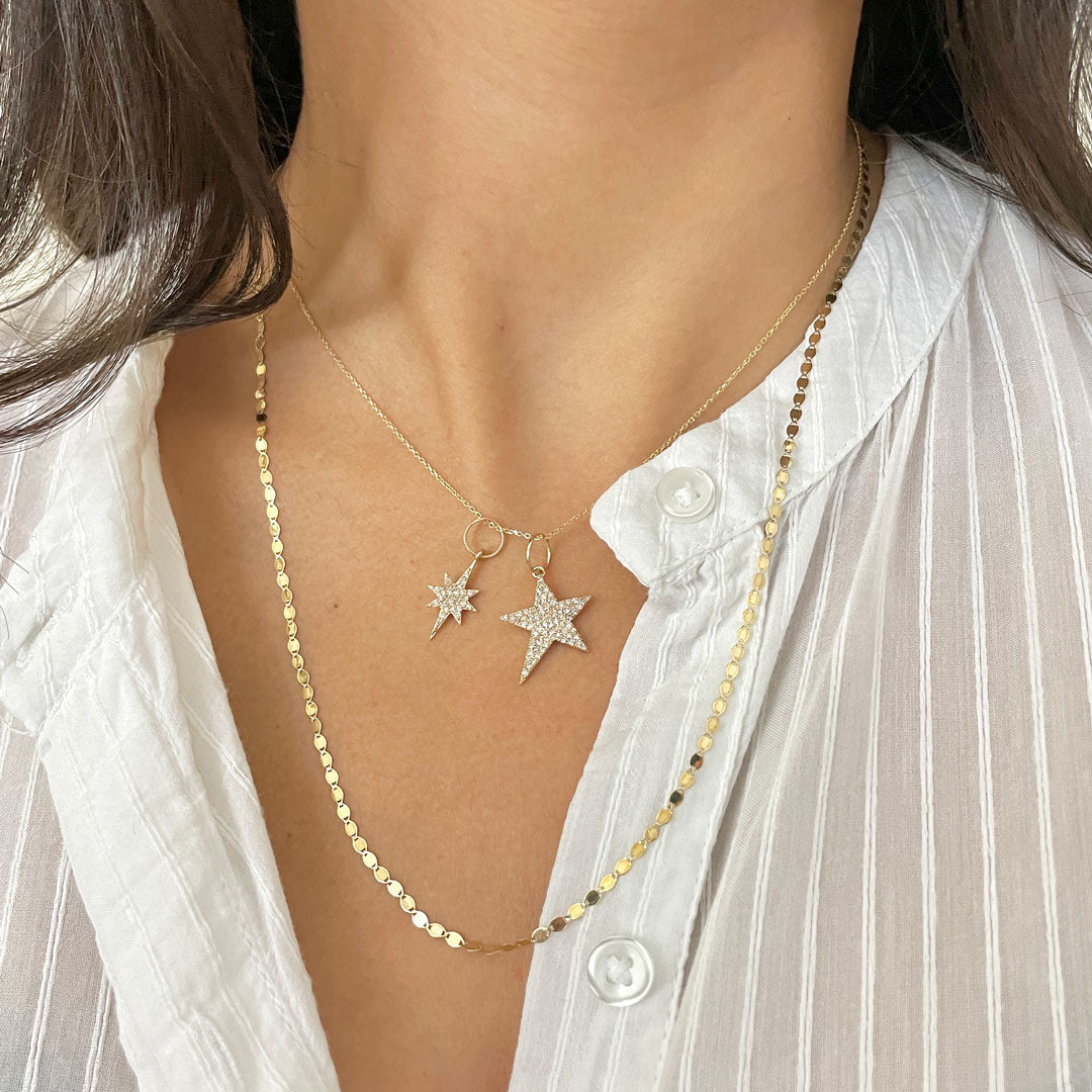 Disco Link Chain Necklace 18mm