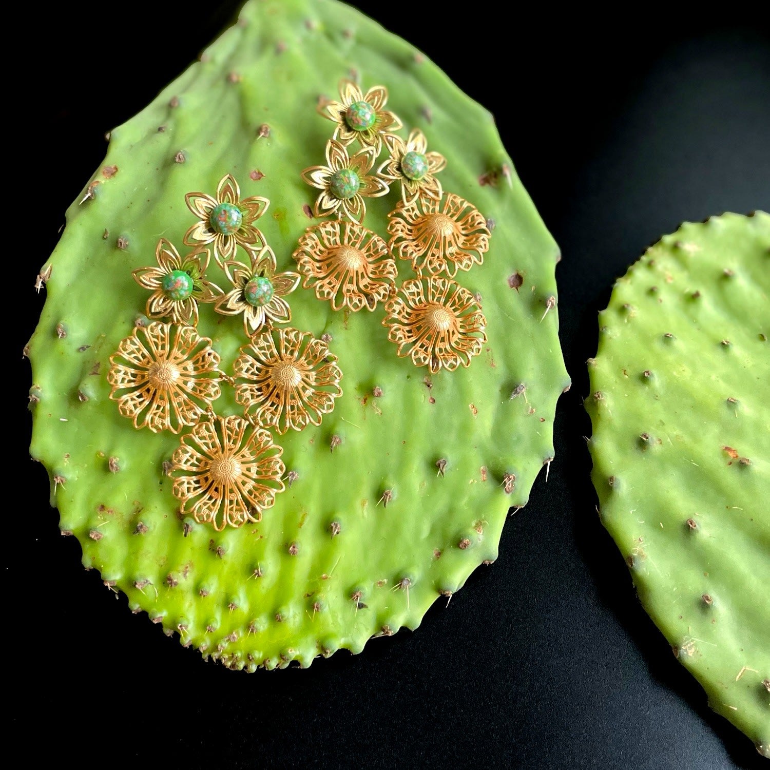 Dahlia Earring In Sea