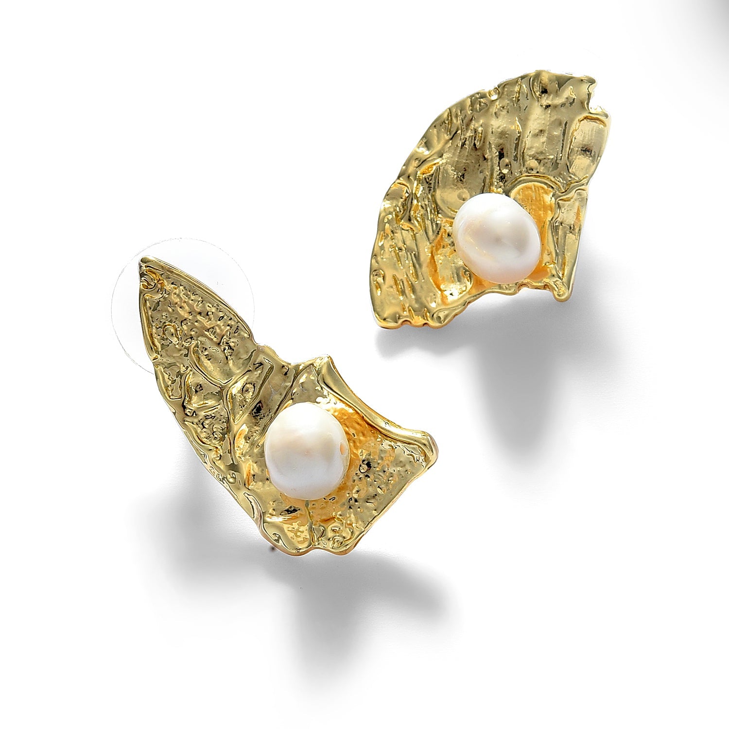 Gold Plated Butterfly Shaped Earring