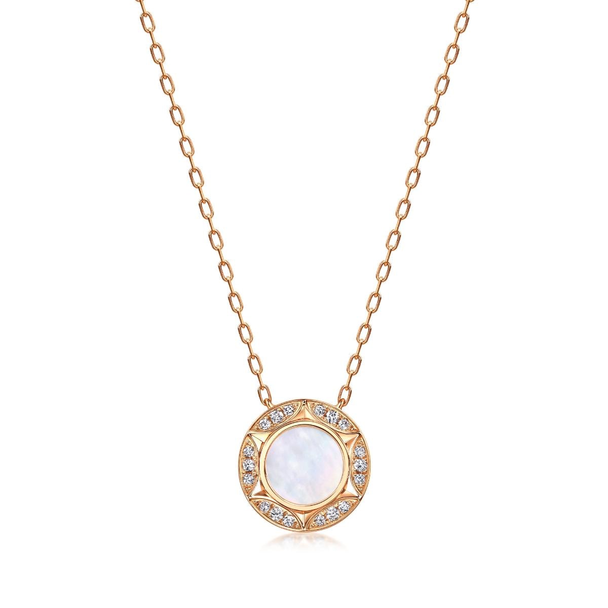 timeless-18k-rose-gold-white-mother-of-pearl-necklace-chow-sang-sang