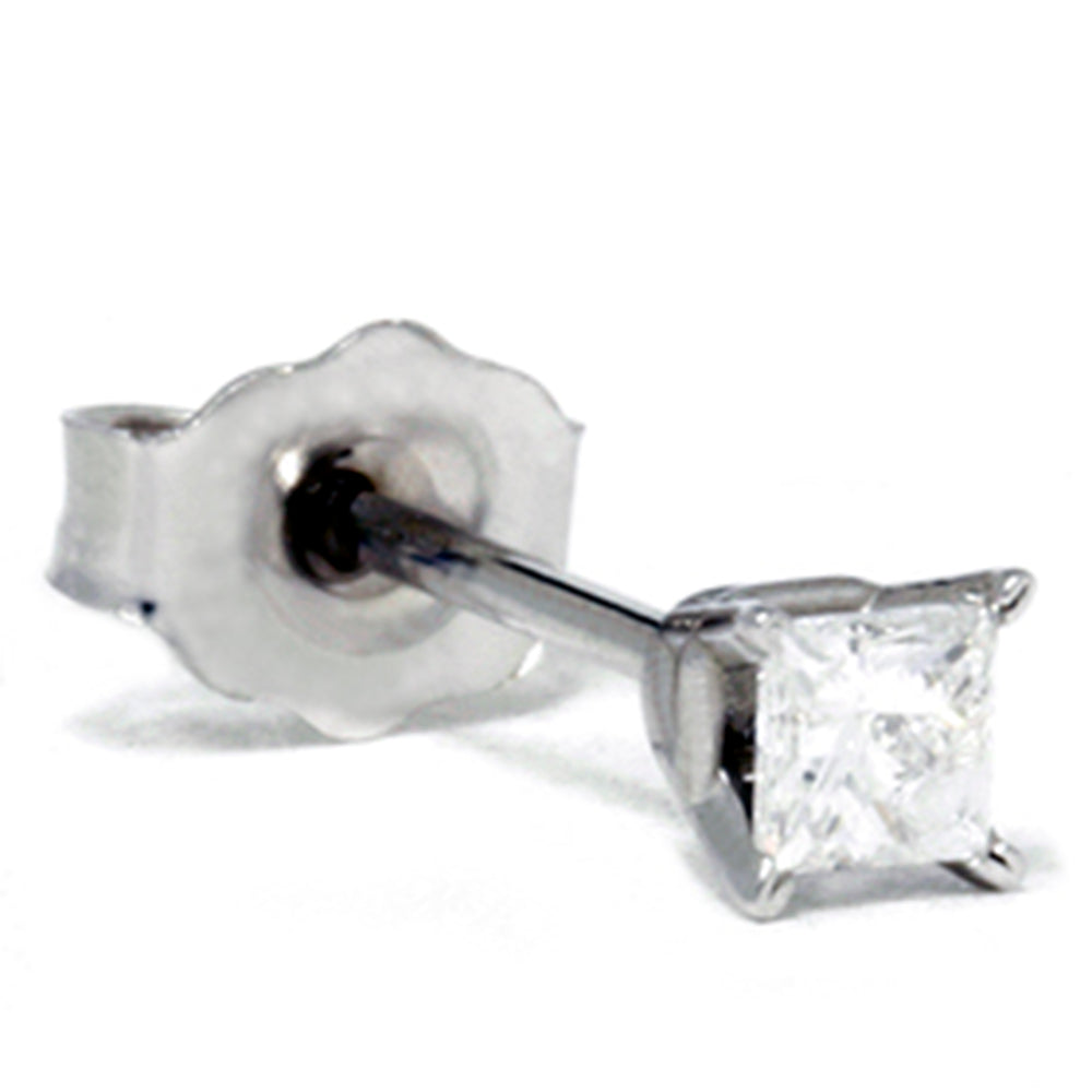 1/8 ct Diamond Stud 14K White Gold
