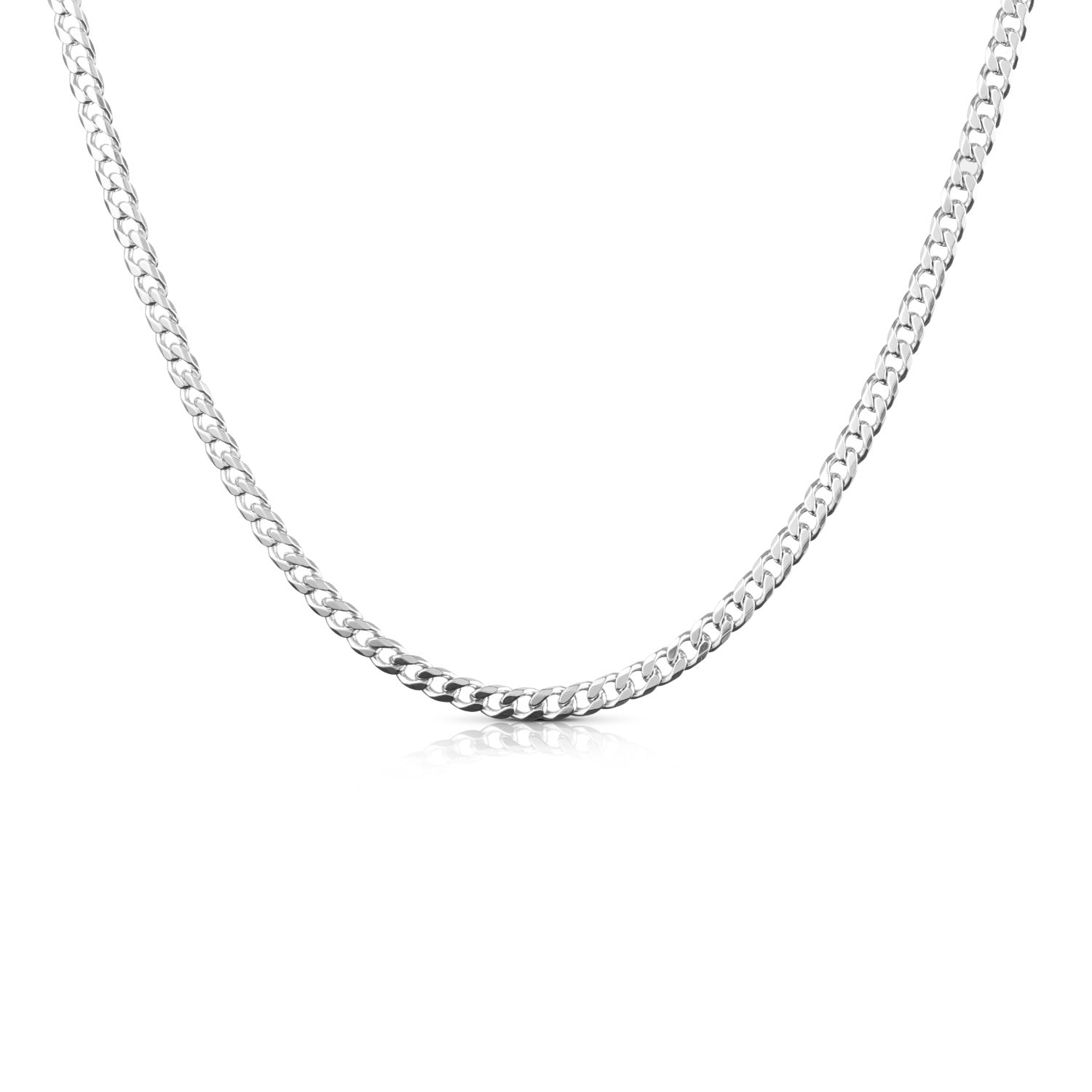 Iron Maiden 5Mm Silver Necklace
