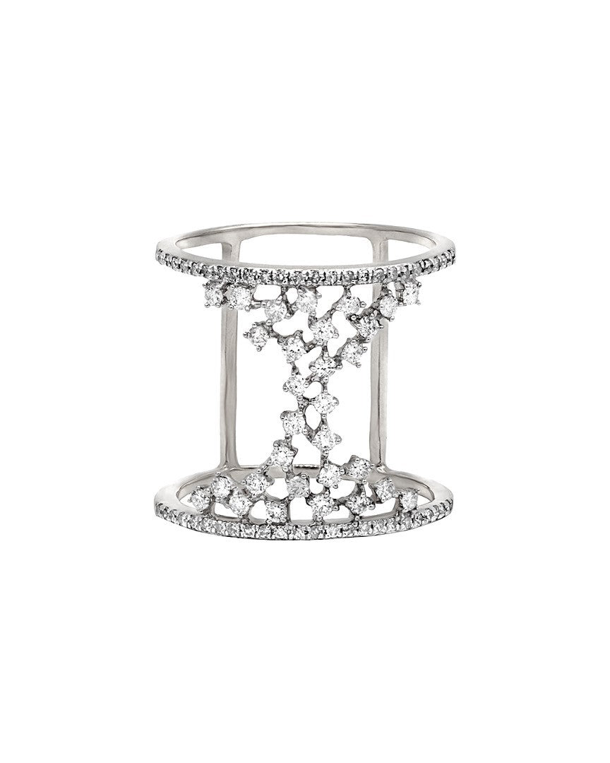 14K White Gold Multi Stone Ring