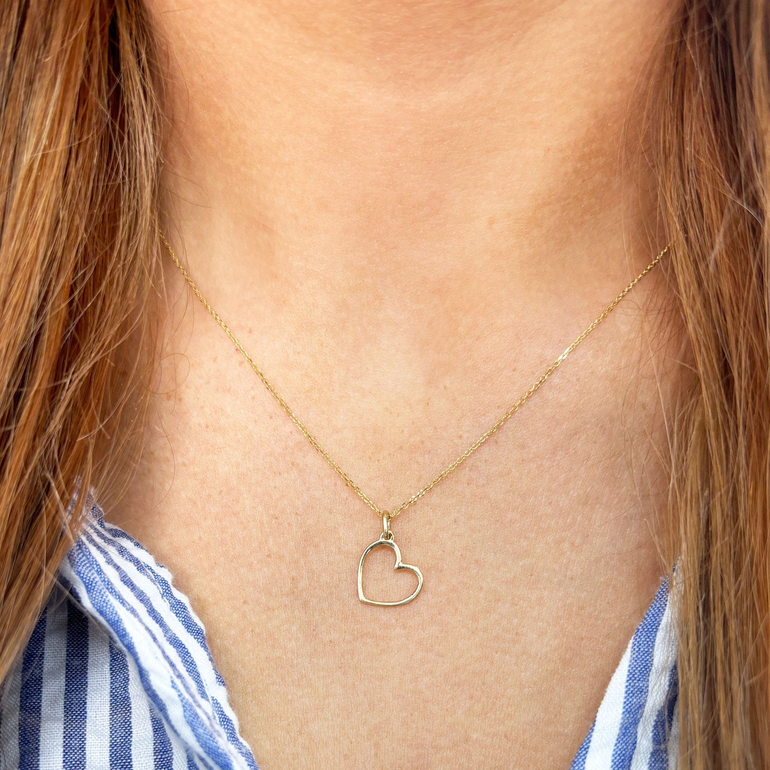 Mini Gold Heart Charm