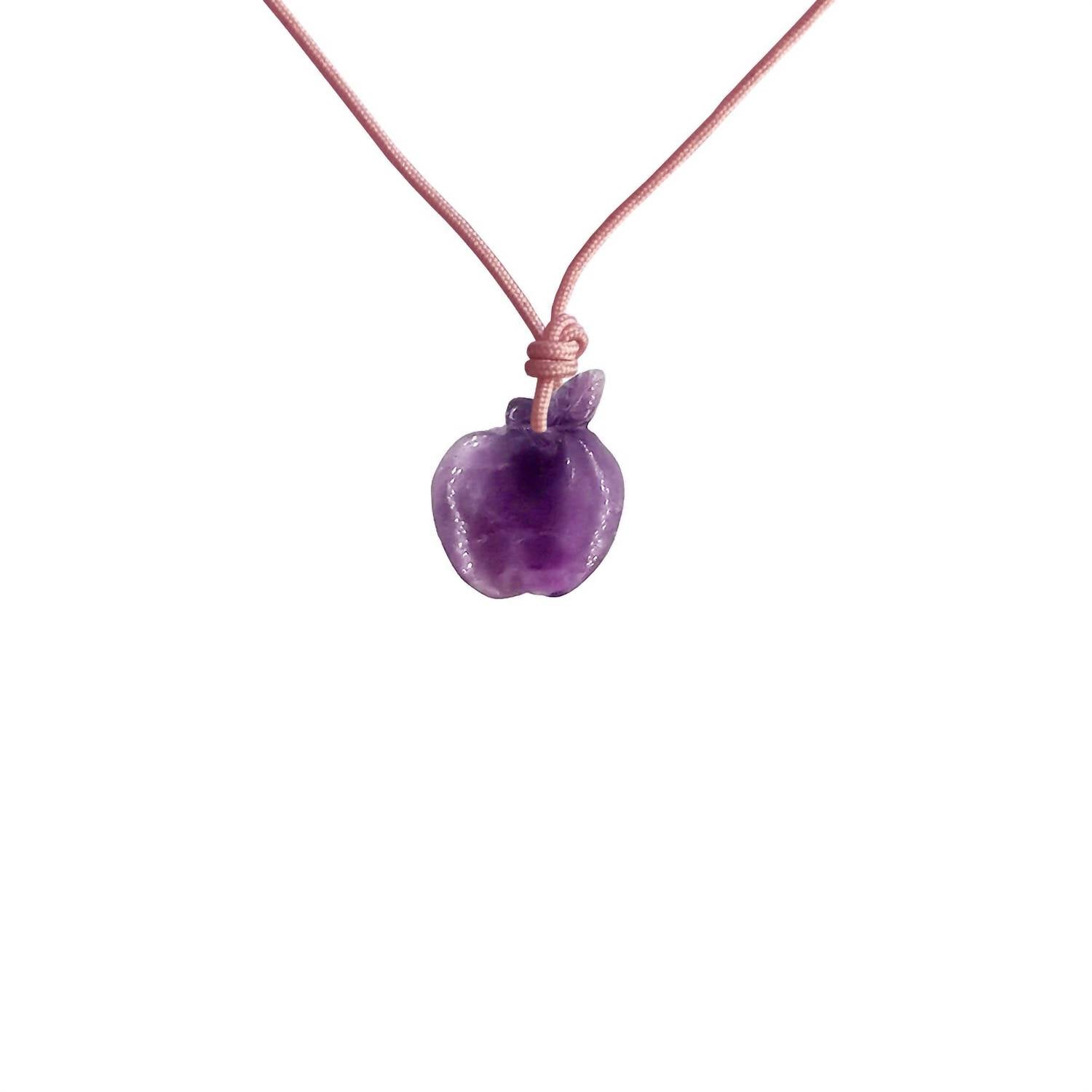Teens Apple Necklace In Amethyst