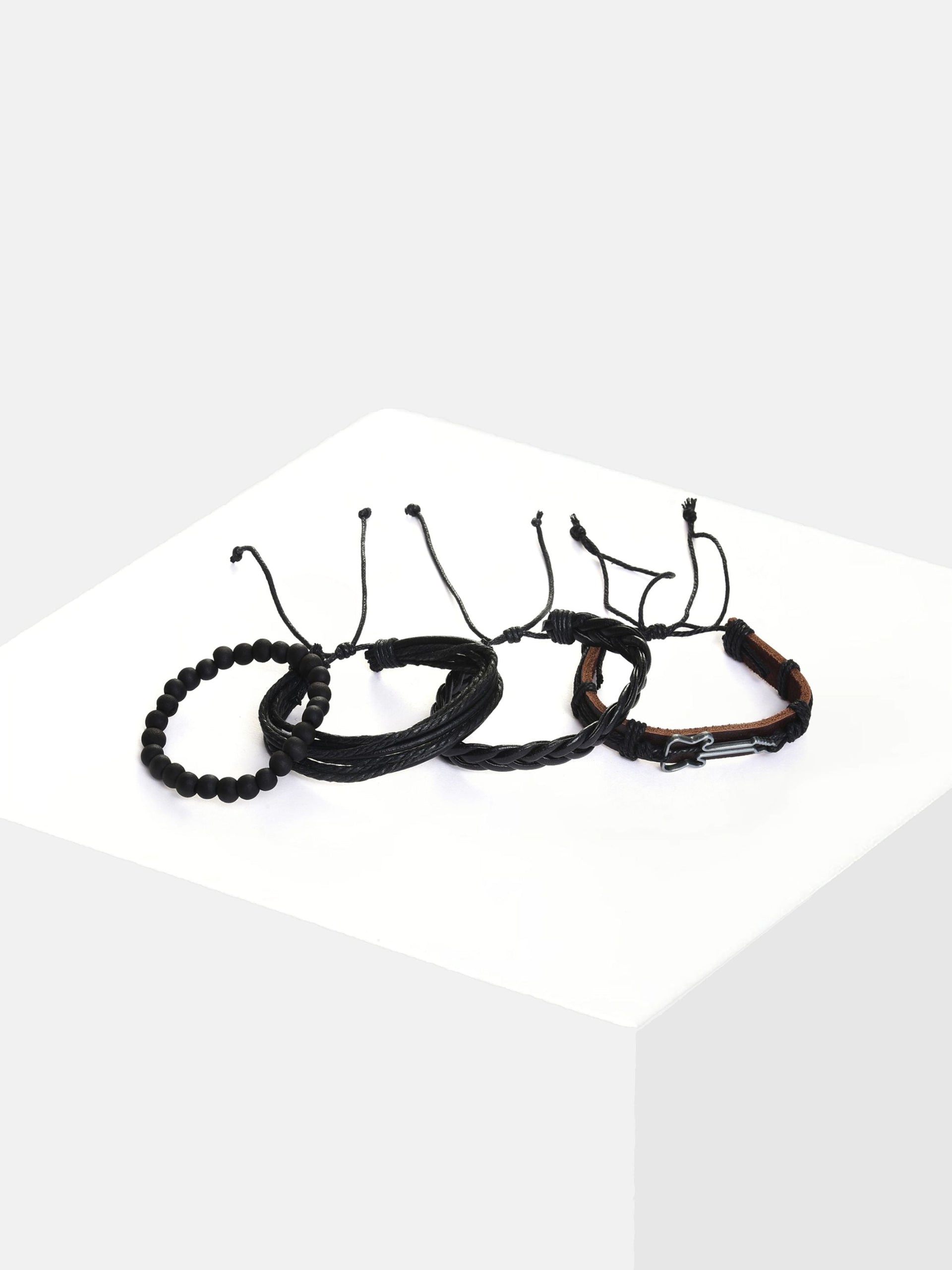 Slip On Black Bracelet