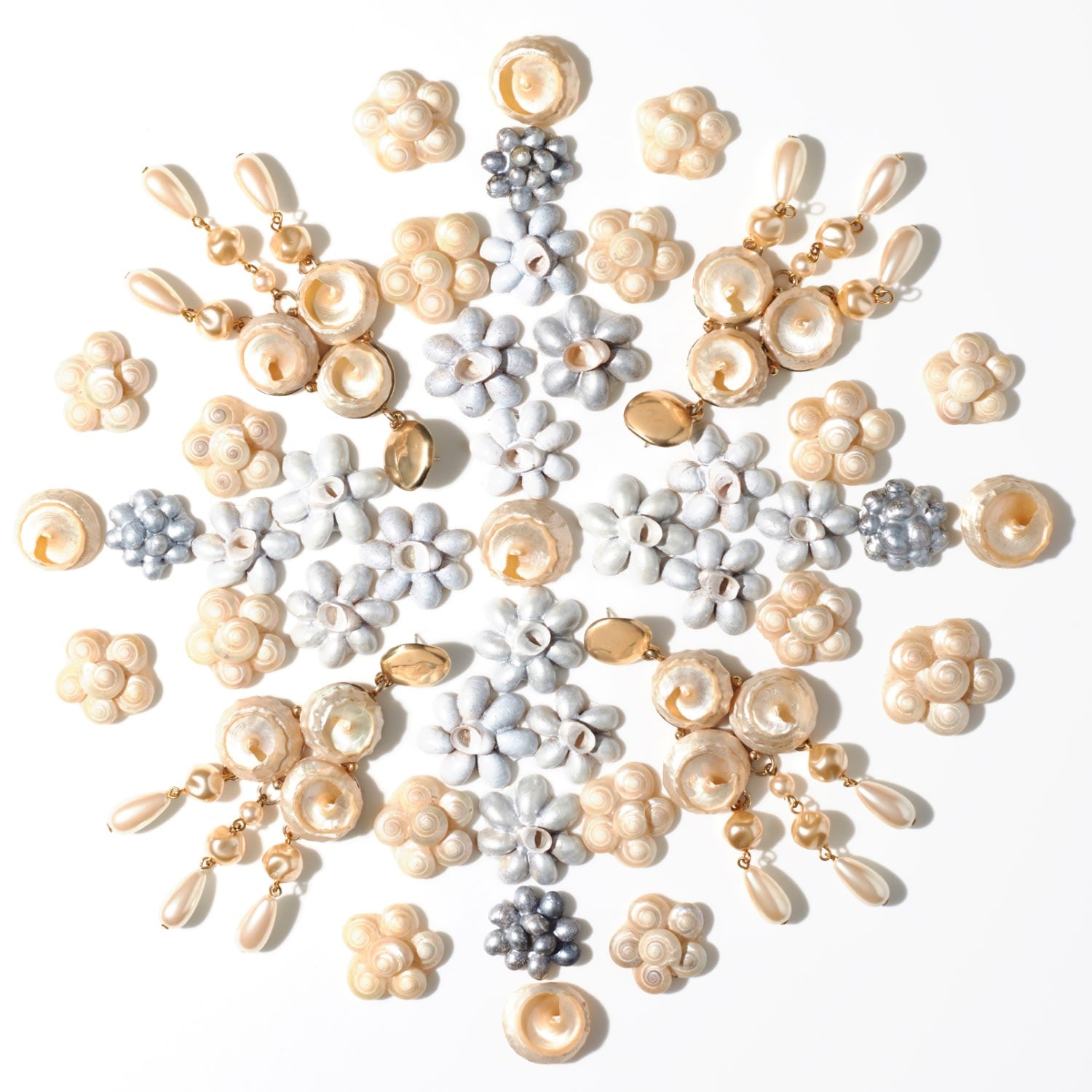 Calais Shell & Pearl Drop Earring