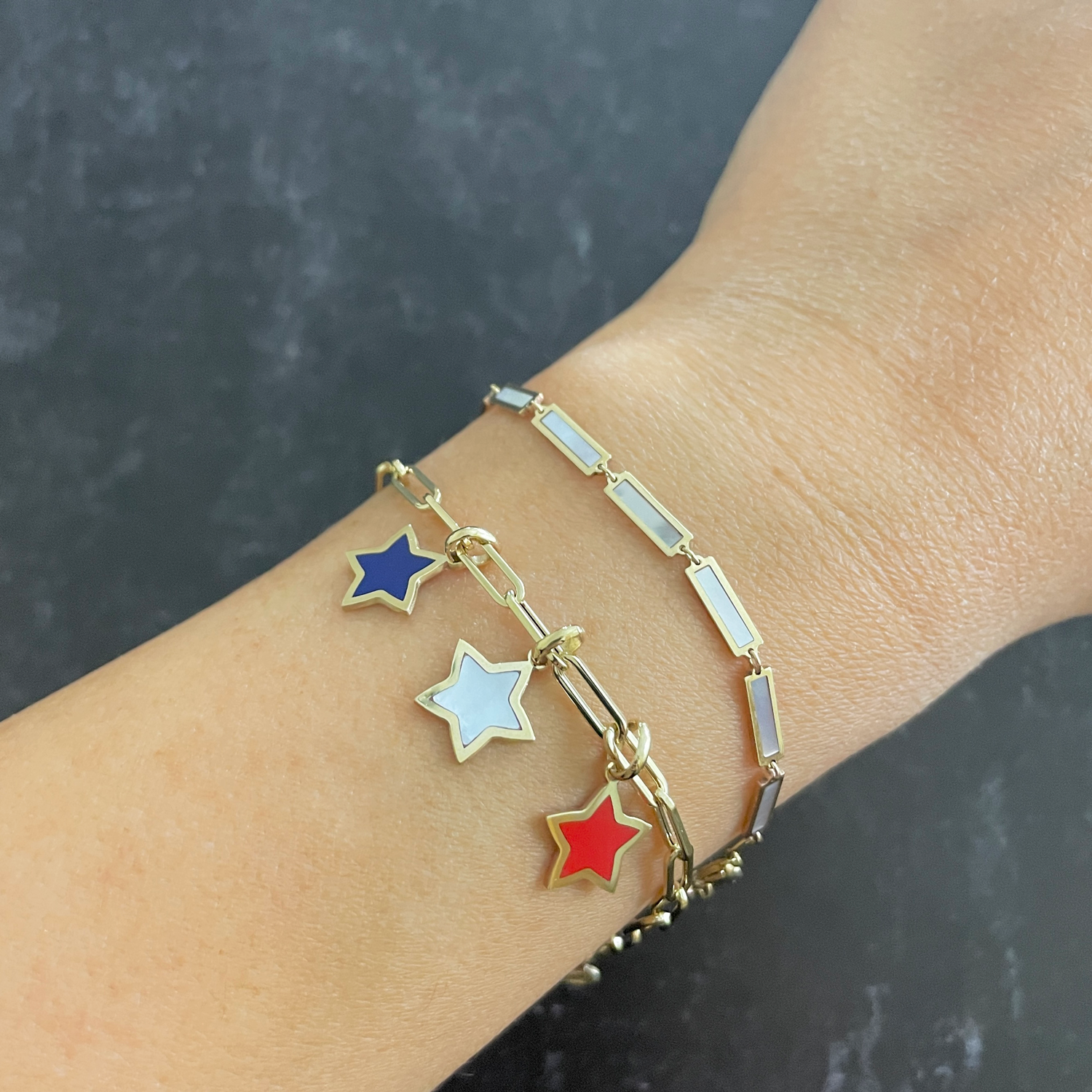 Coral Star Charm