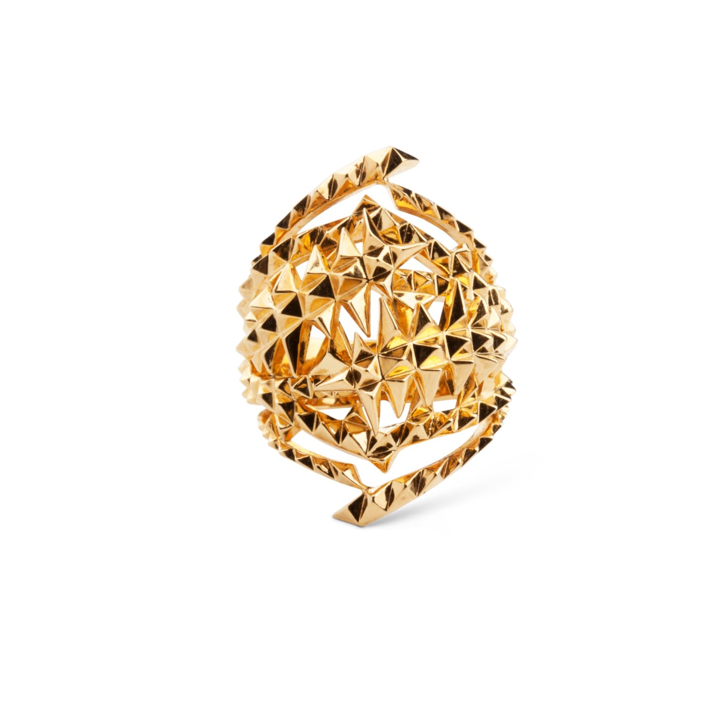 The Blades Of Octopi Gold Ring