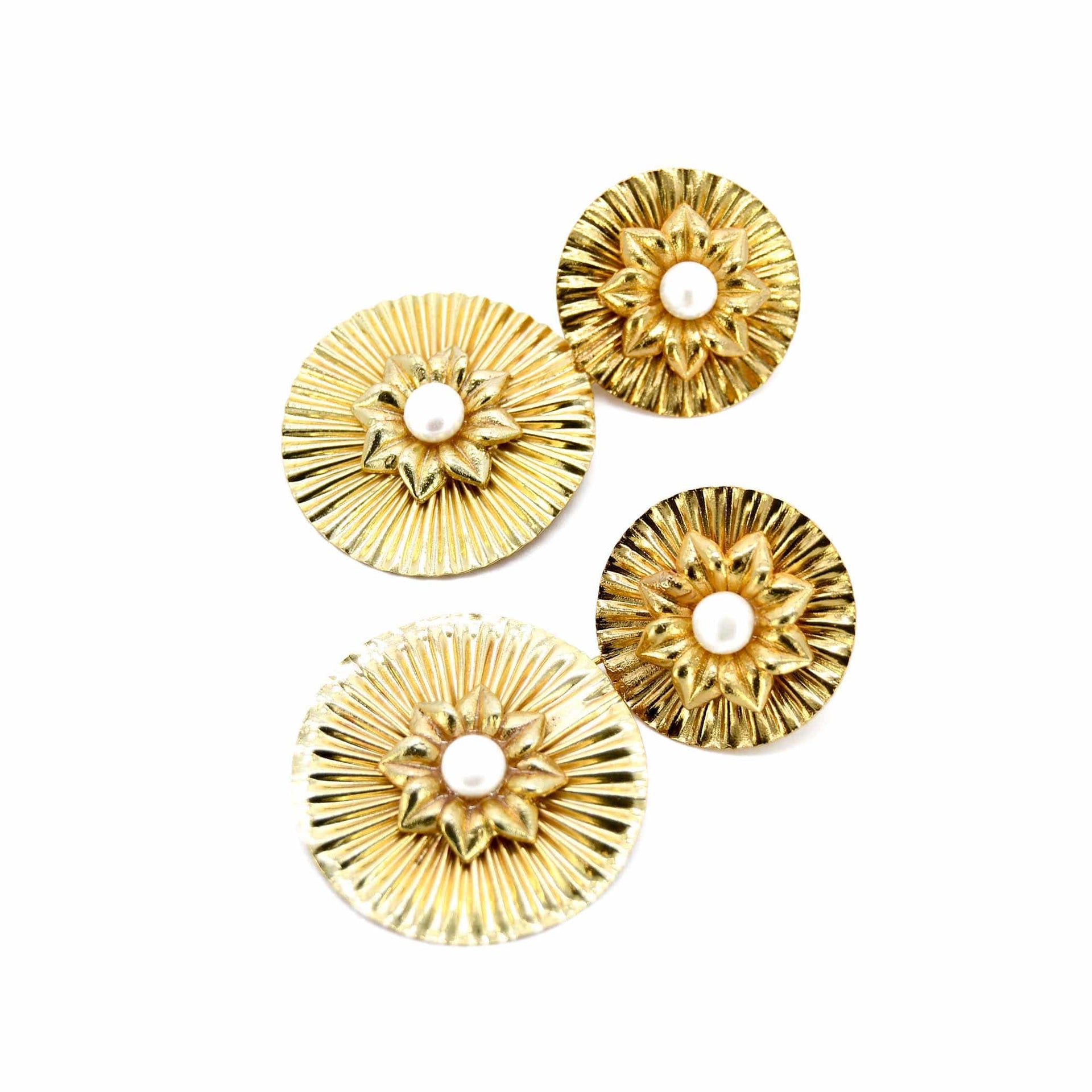 Dahlia Handmade Drop Earring