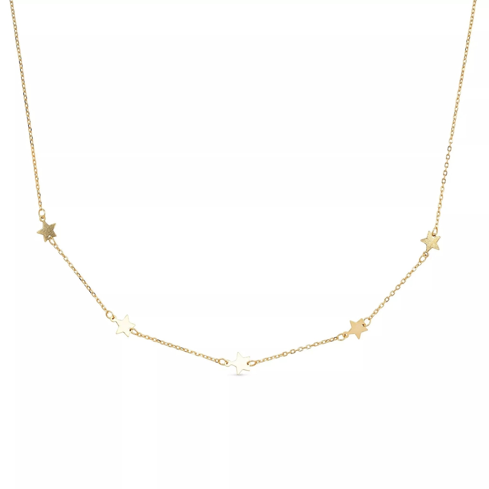 Dainty Gold Star Choker