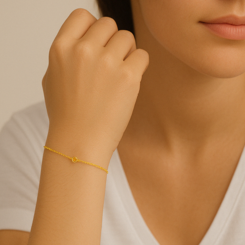 Real Citrine Bracelet