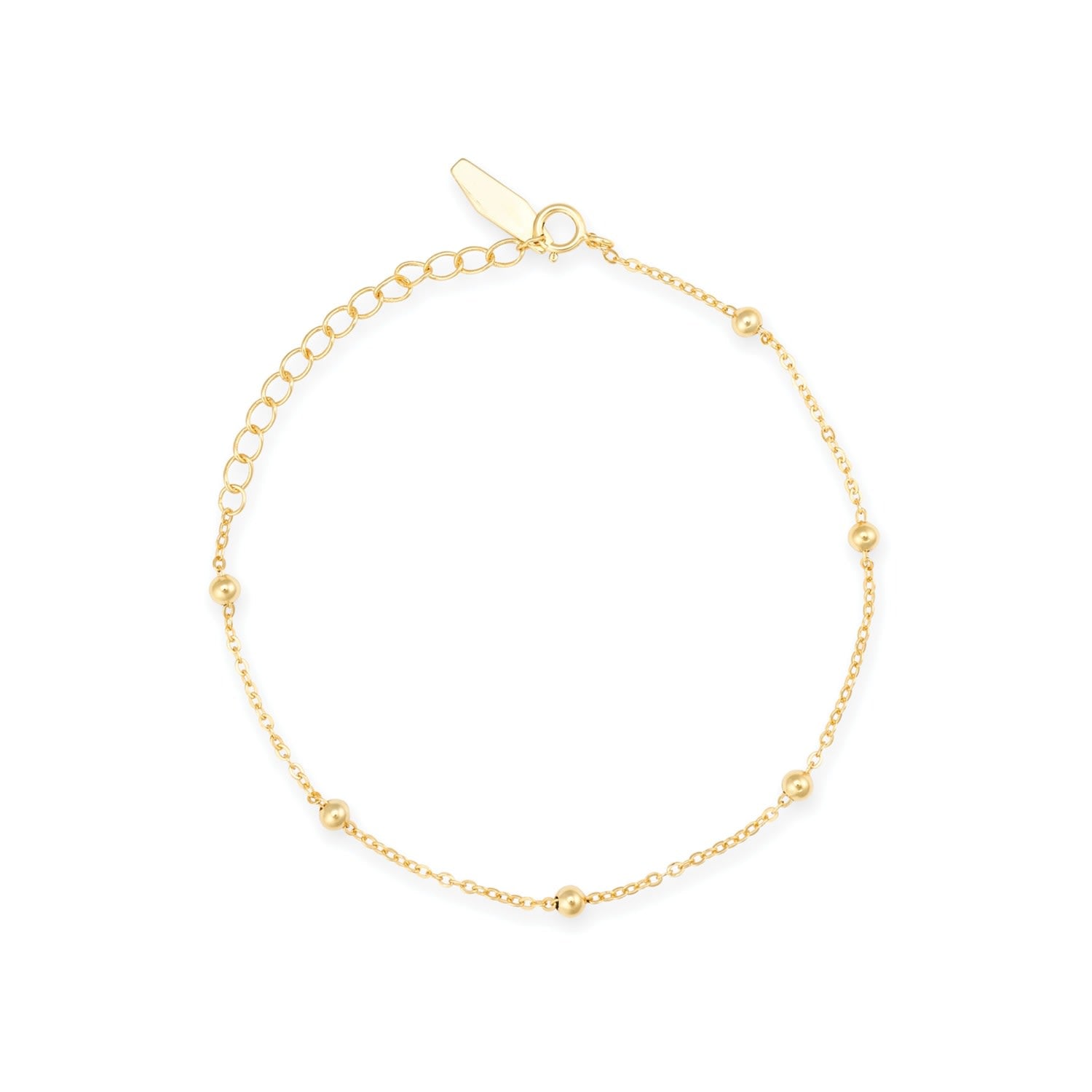 Dainty Gold Beaded Bracelet
