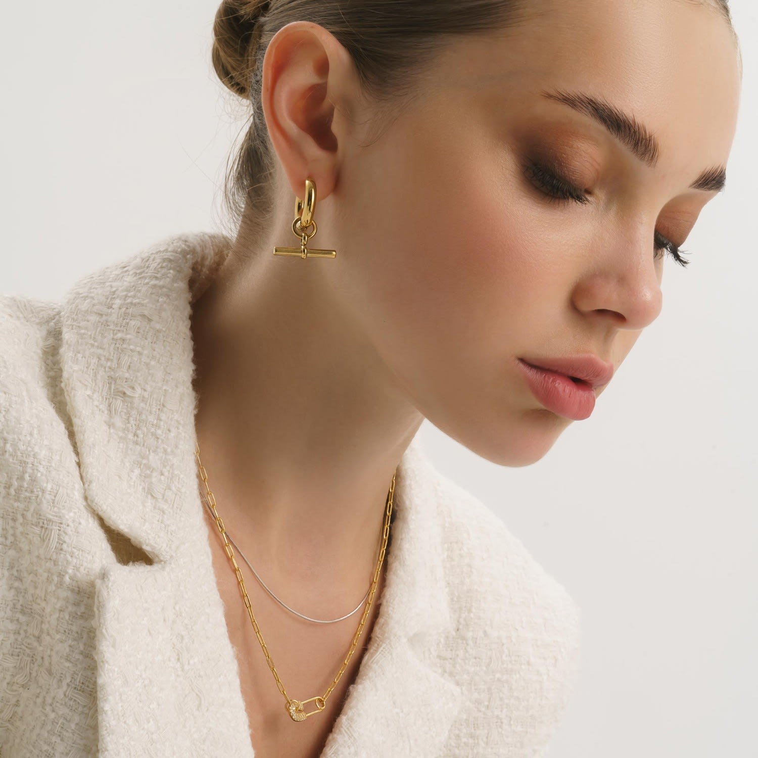 Sterling Silver Herringbone Necklace