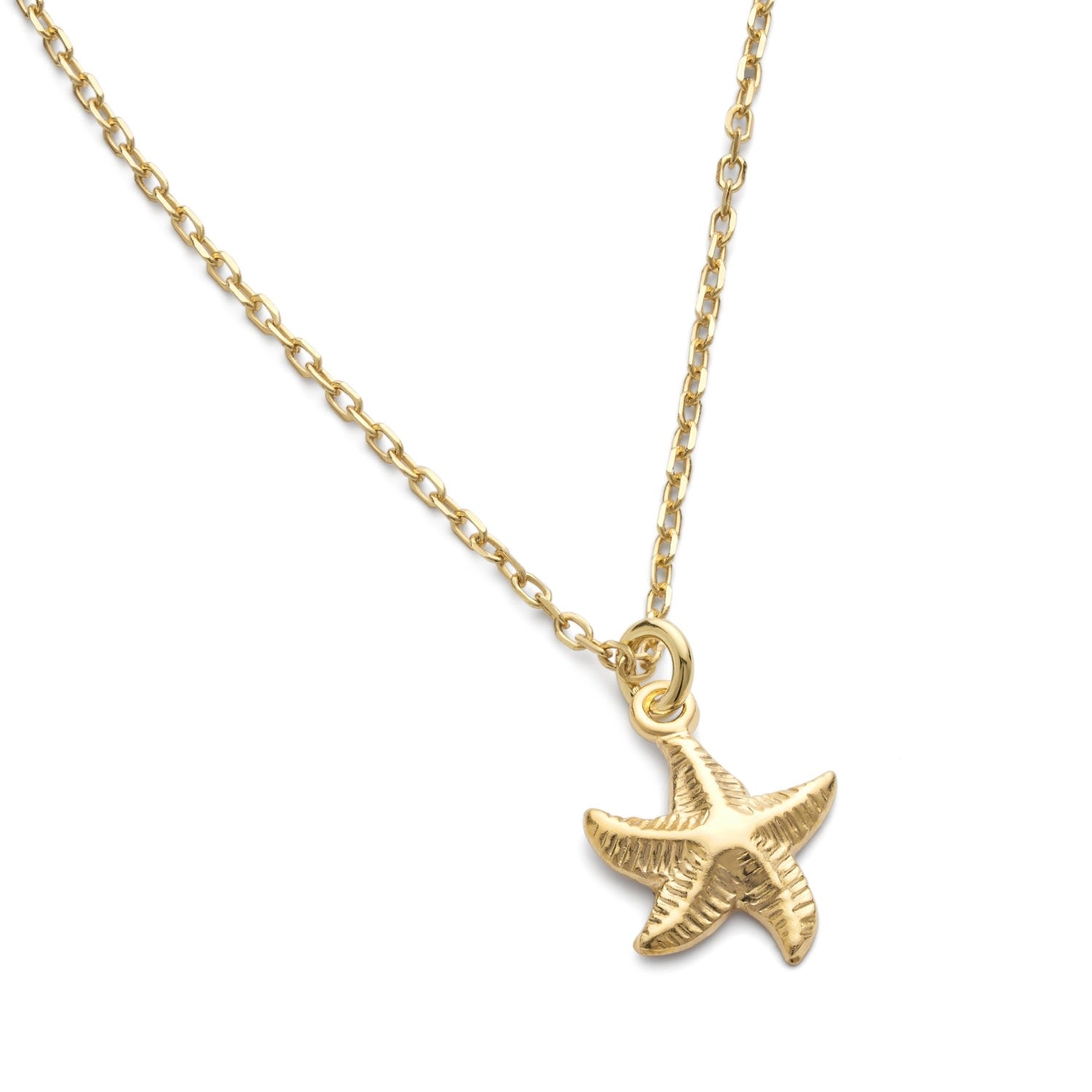 Dainty Gold Starfish Necklace