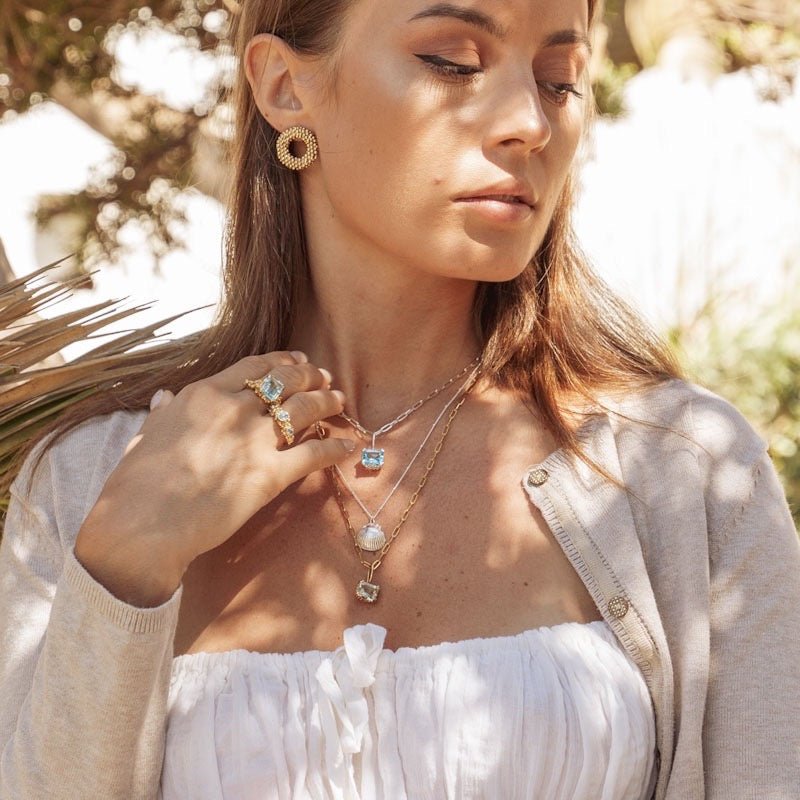 Dainty Silver Seashell Necklace