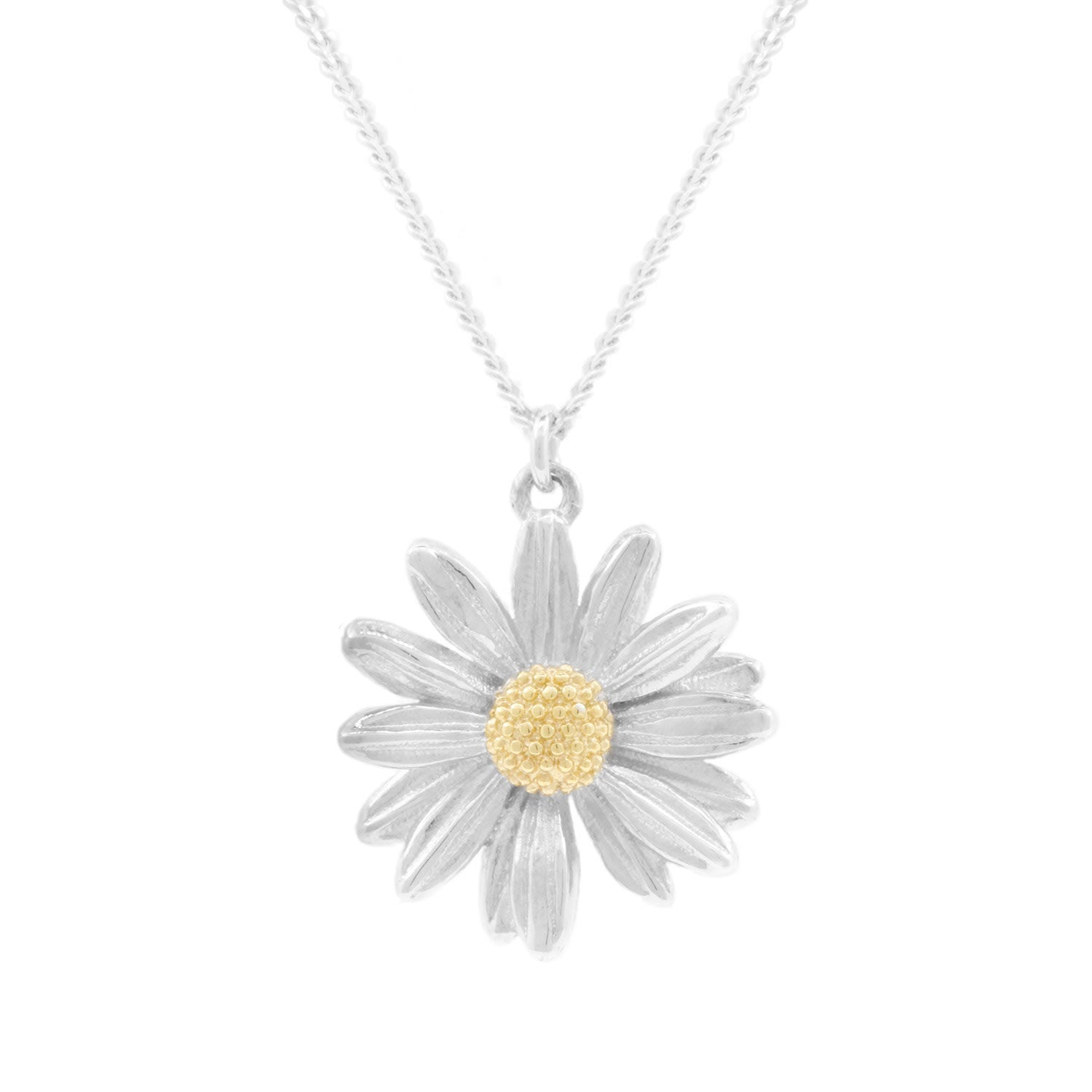Daisy Necklace – Silver & Gold