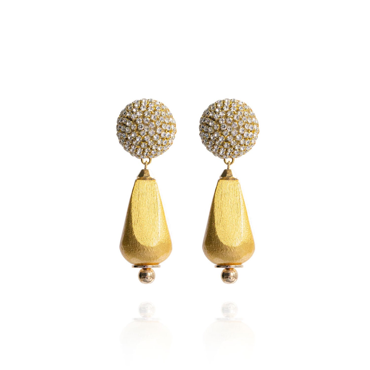 Dalia Earrings In Gilded Gold