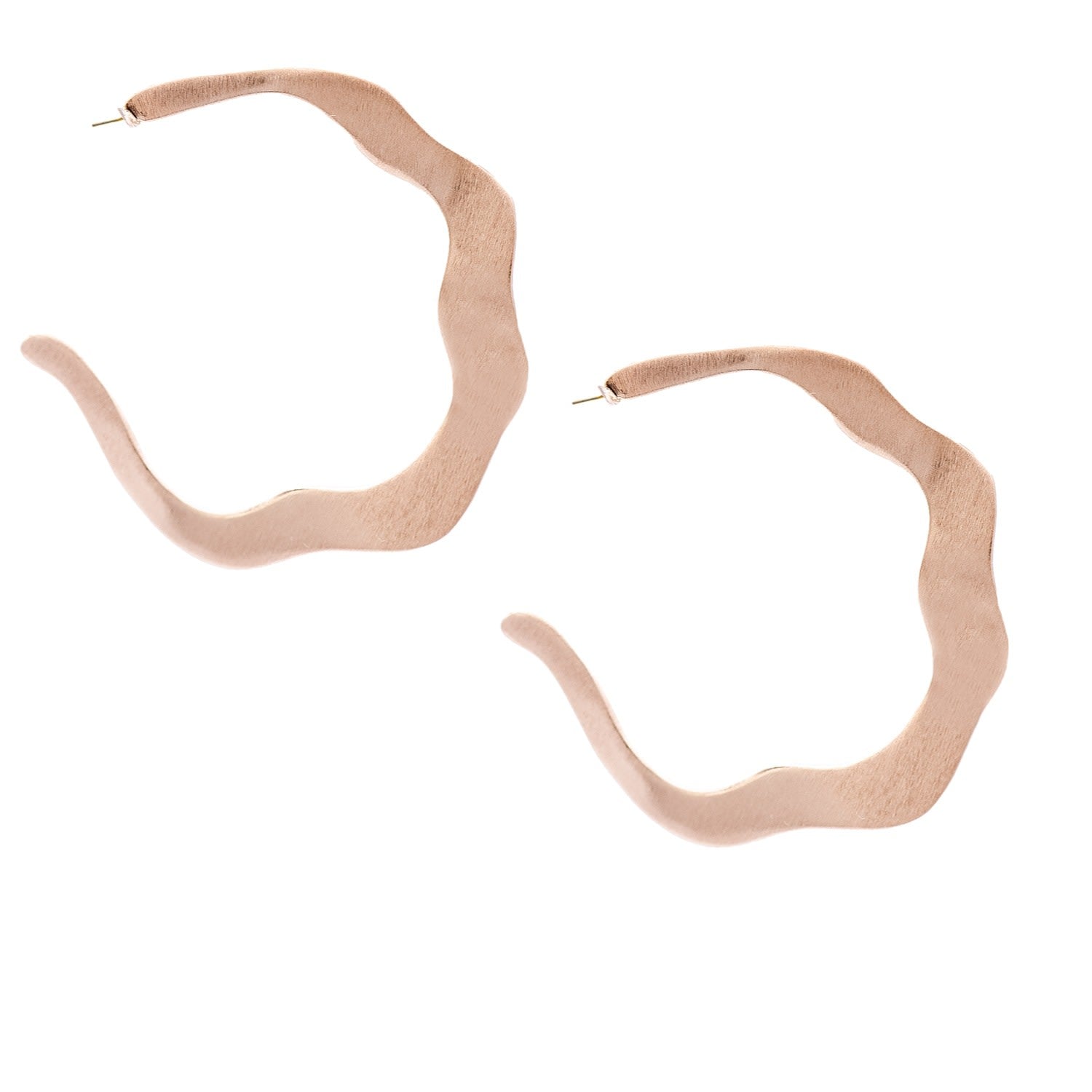 Daphine Wavy Hoop