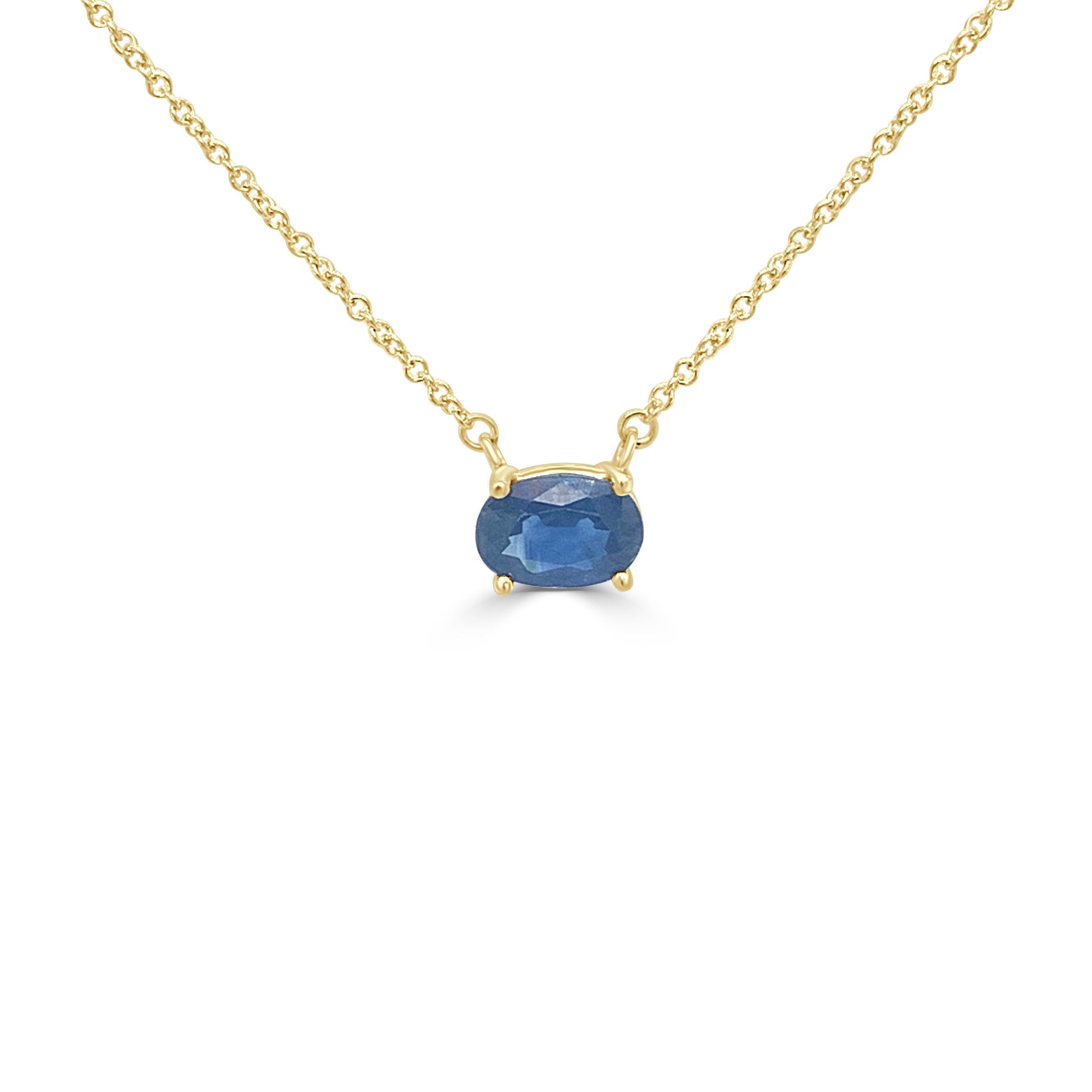14k Gold & Sapphire Necklace