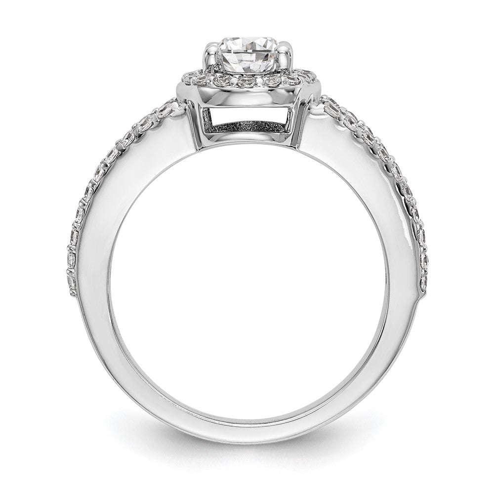 14k White Gold Lab Grown Diamond Wedding Band Ring 1/2ct Clarity- VS Color- G-H