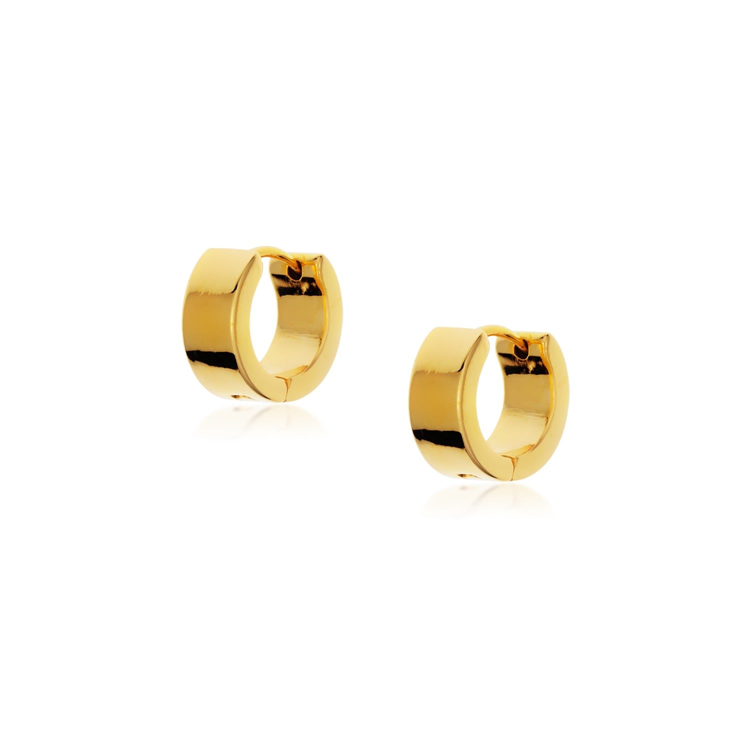 Ada Wide Hoops - Gold