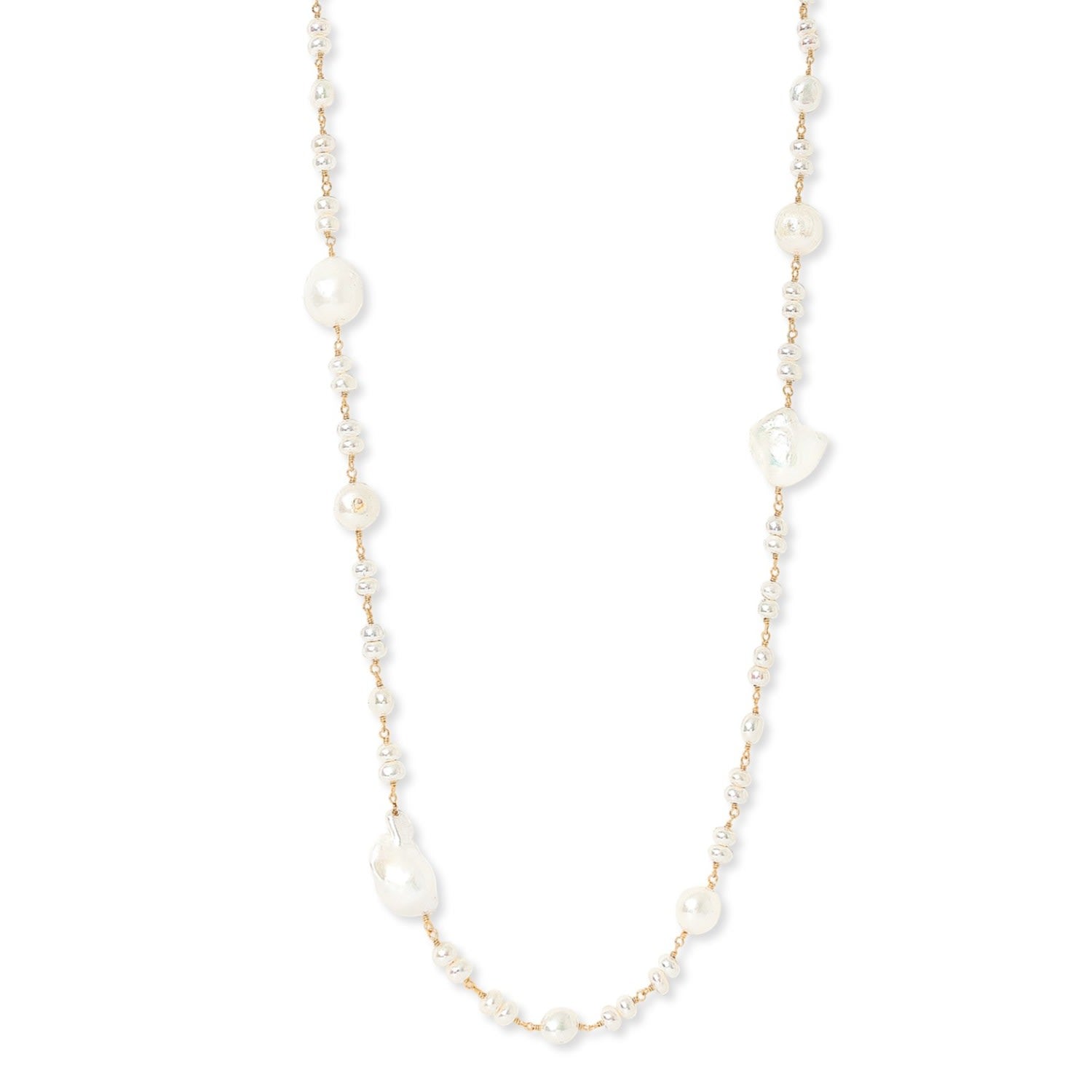 Decus Baroque Cultured Freshwater Pearl Necklace