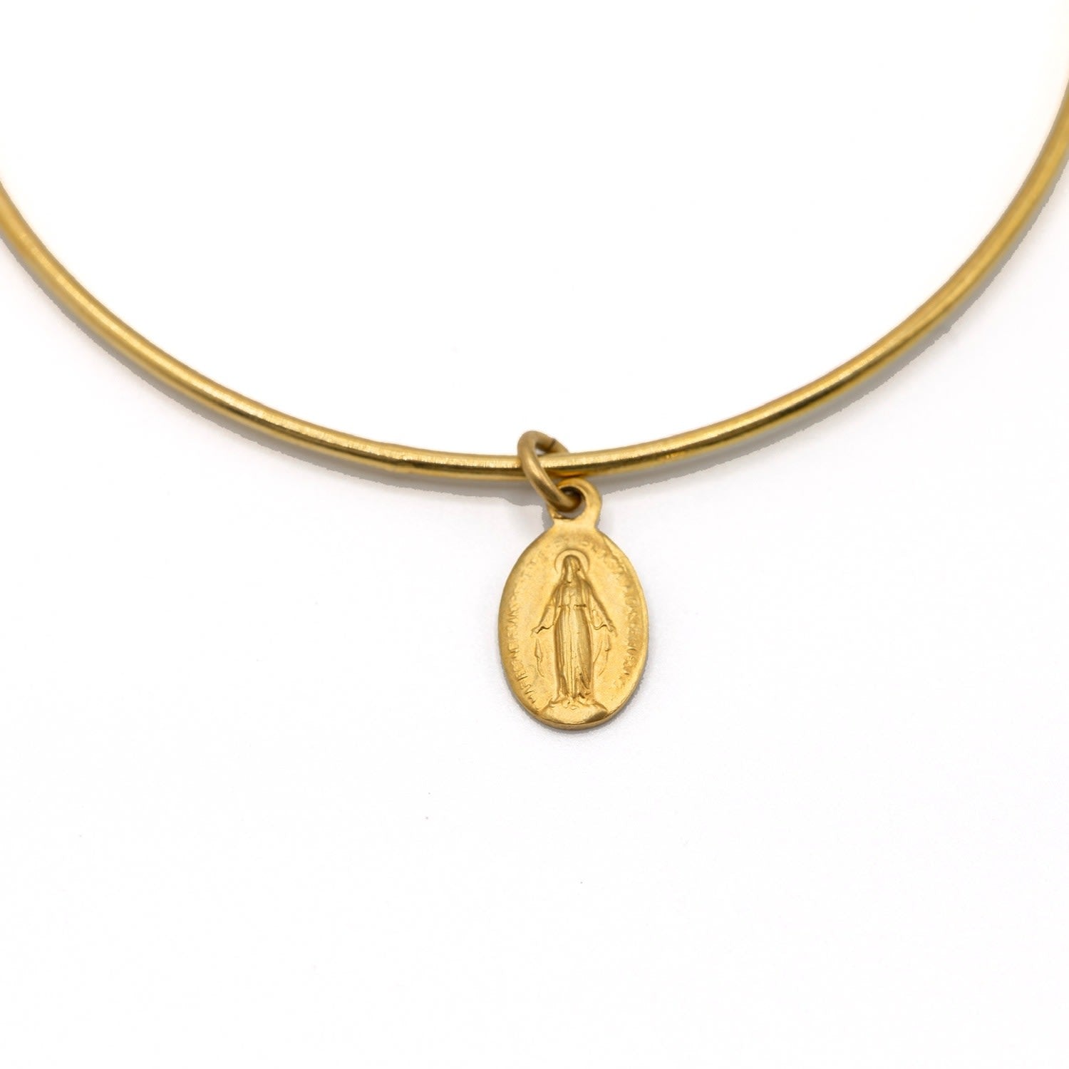 Delicate Medallion Bangle