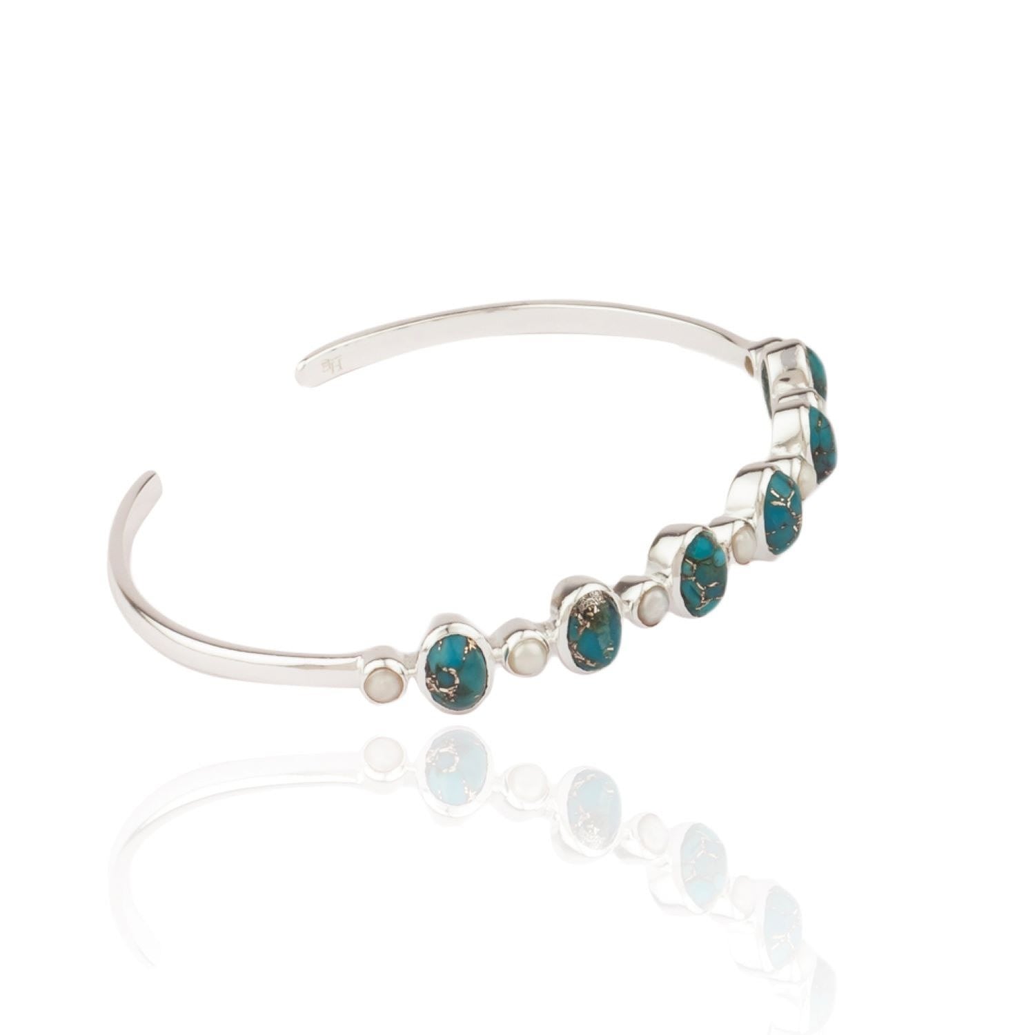 Delphine Bracelet With Semi-Precious Stones And Pearls
