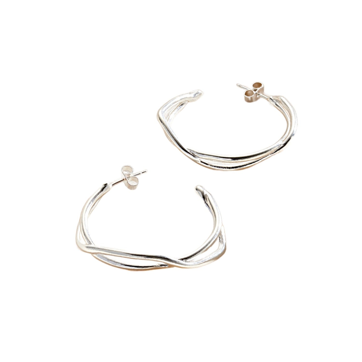 Delta Large Open Hoop Earrings