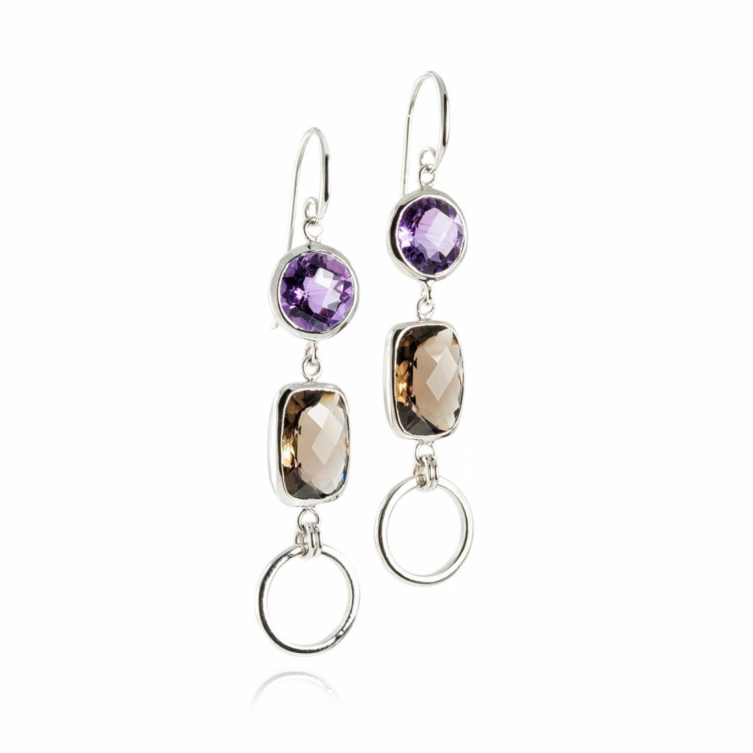Desert Night’s Queen Chandelier Earrings In Sterling Silver