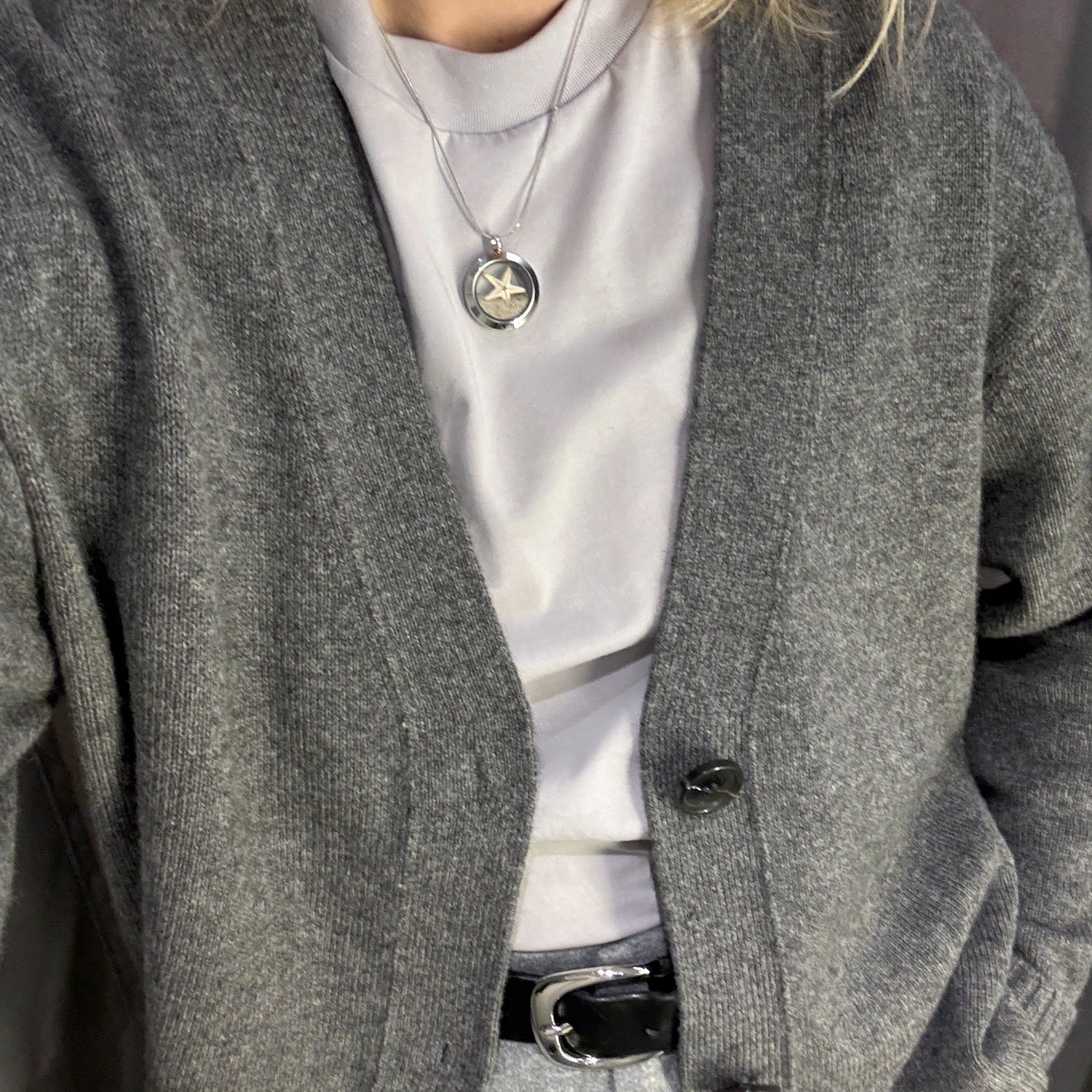 Handcrafted Designer Star Necklace With Natural Starfish & Beach Sand – Coastal Jewelry